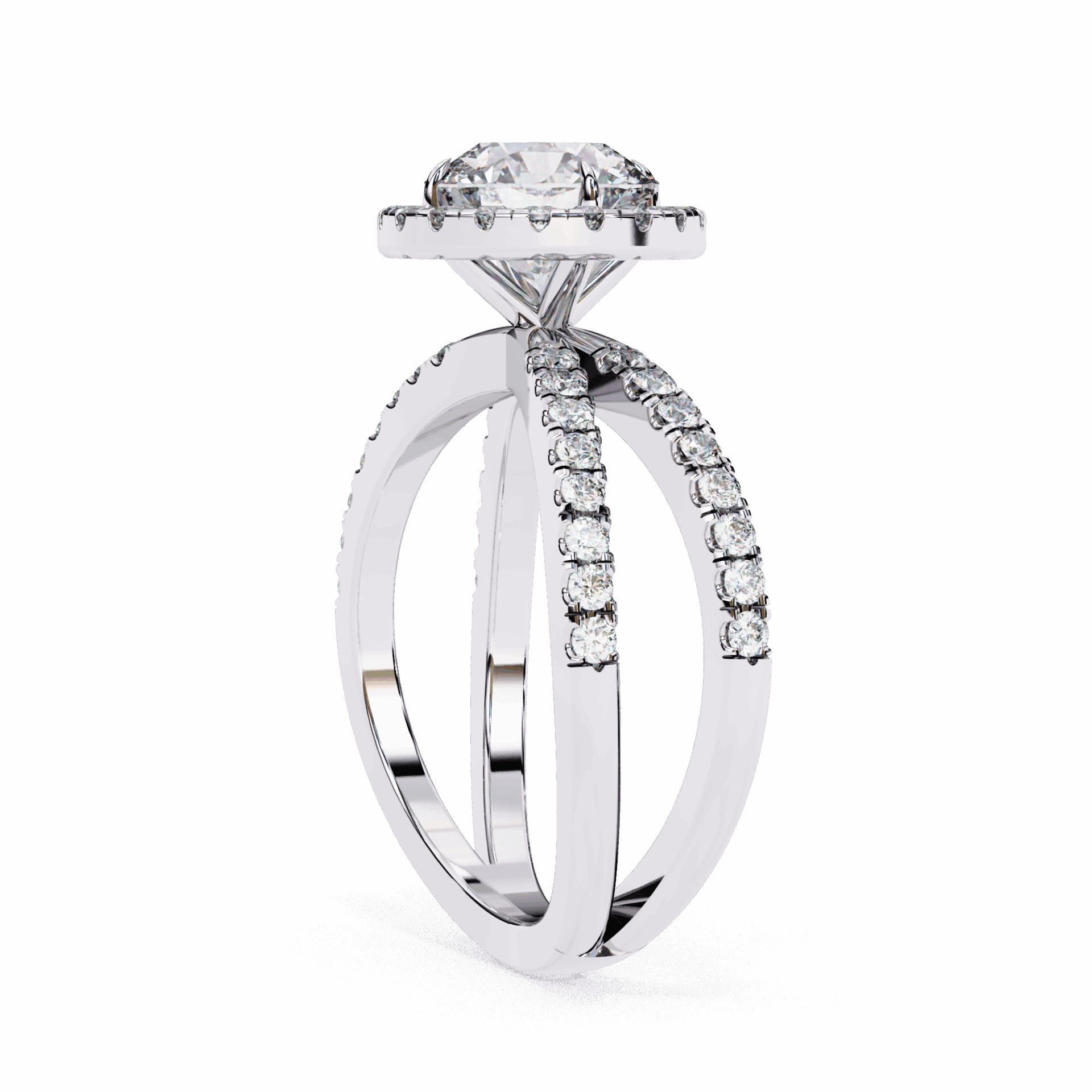 2 Carat Round Signature Solitaire Ring in Moissanite | House of Estara