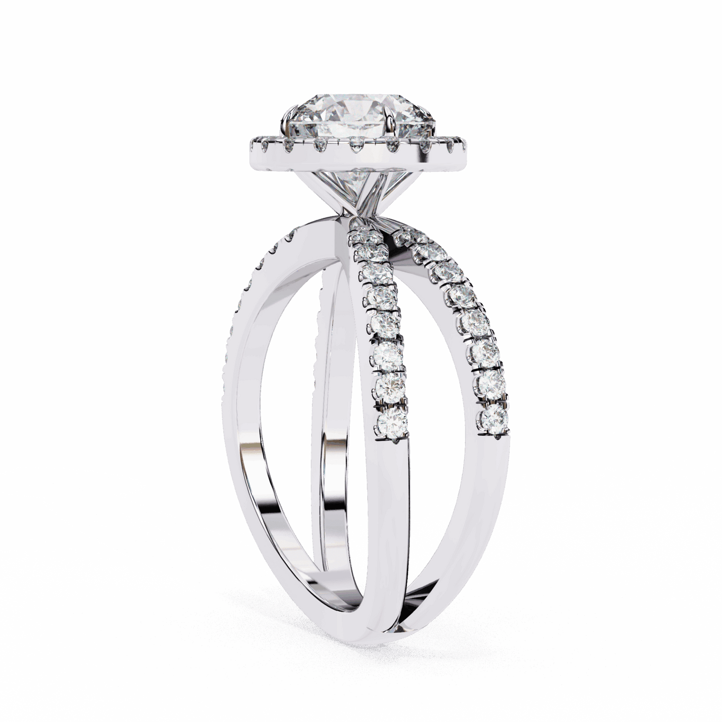 2 Carat Round Signature Solitaire Ring in Moissanite | House of Estara