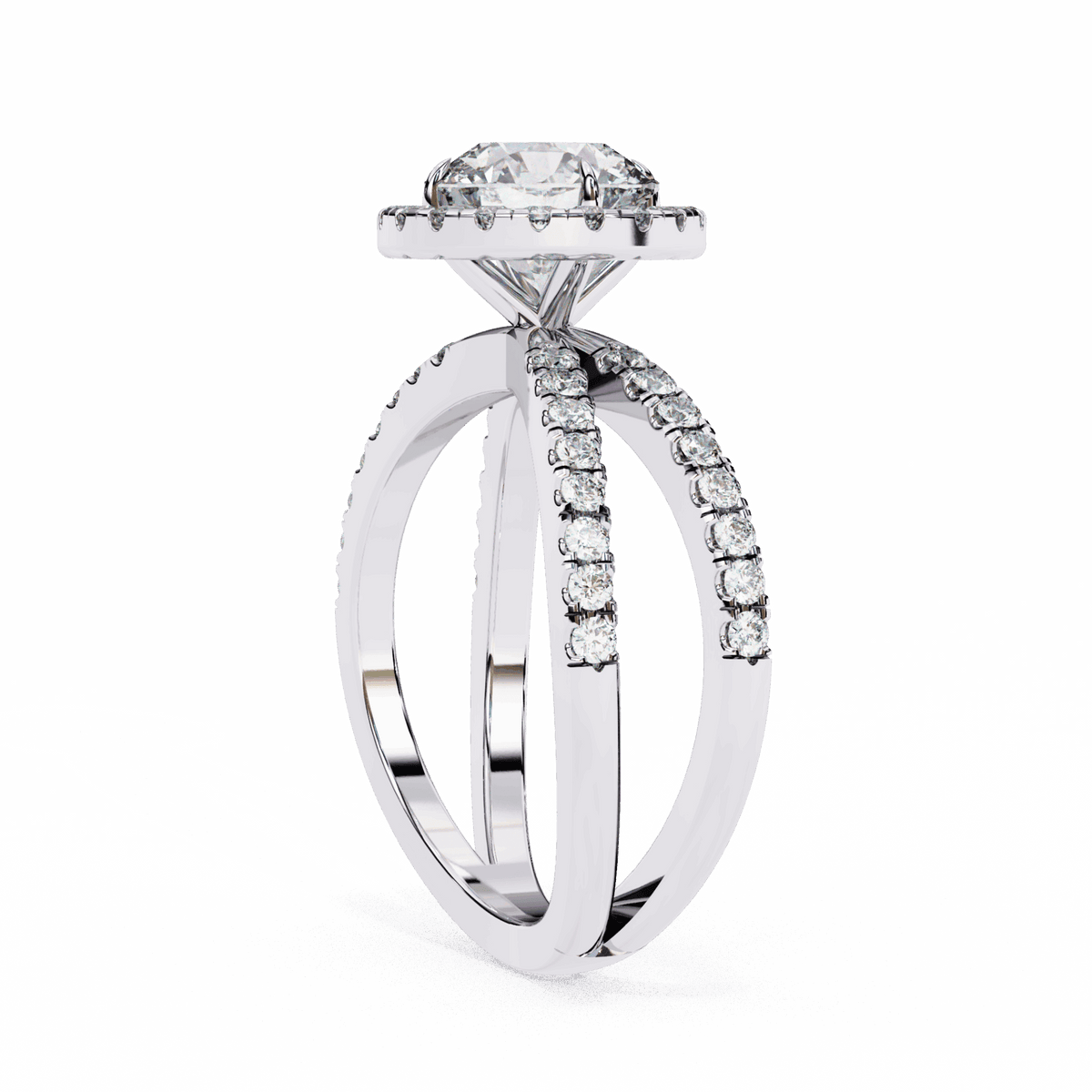 2 Carat Round Signature Solitaire Ring in Moissanite | House of Estara