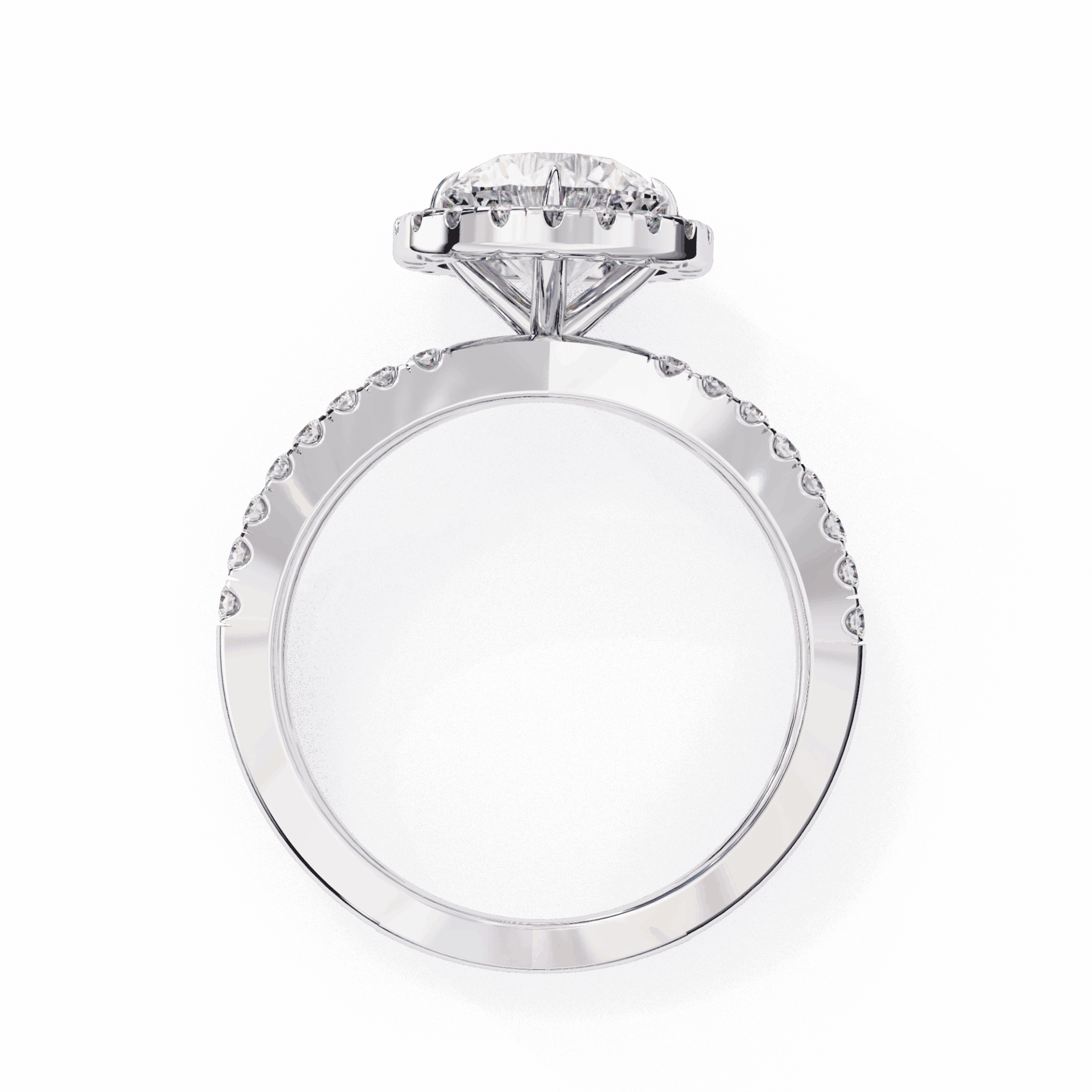 2 Carat Round Signature Solitaire Ring in Moissanite | House of Estara