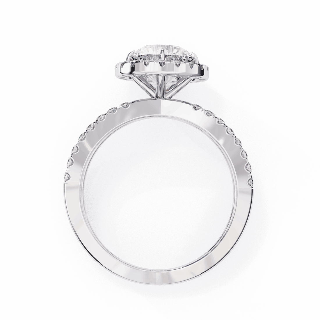 2 Carat Round Signature Solitaire Ring in Moissanite | House of Estara