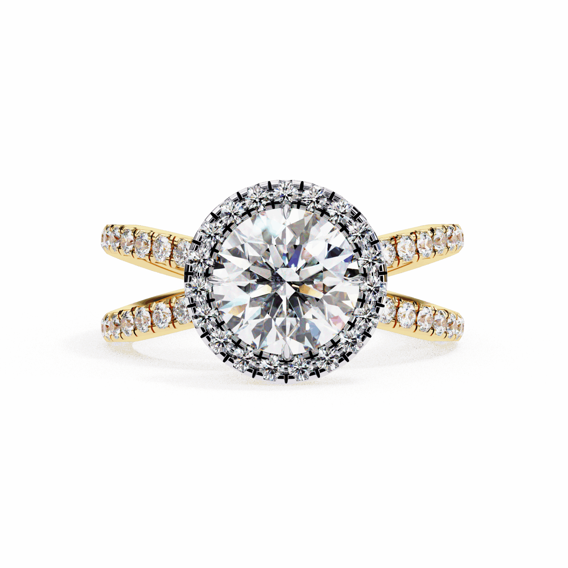 2 Carat Round Signature Solitaire Ring in Moissanite | House of Estara