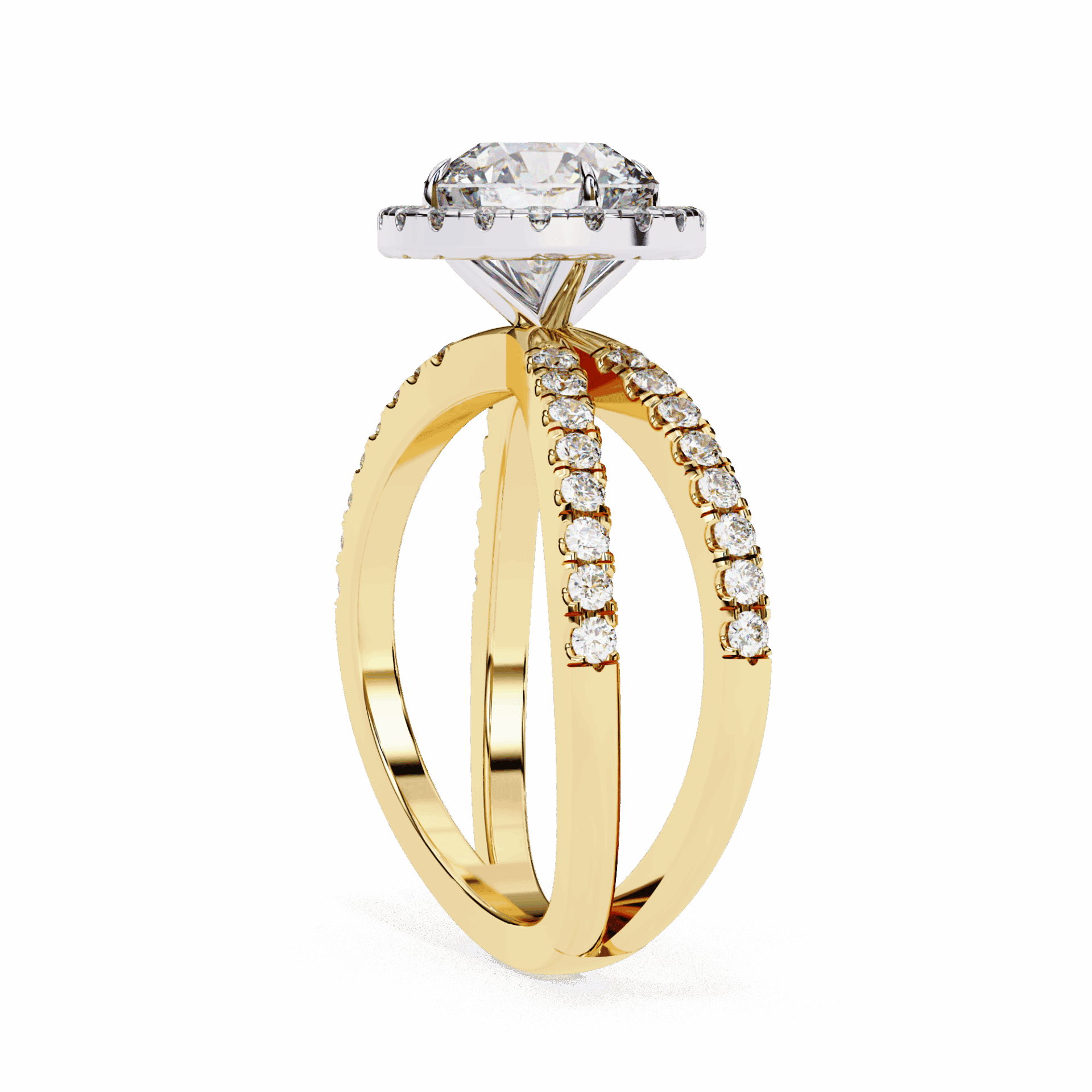 2 Carat Round Signature Solitaire Ring in Moissanite | House of Estara