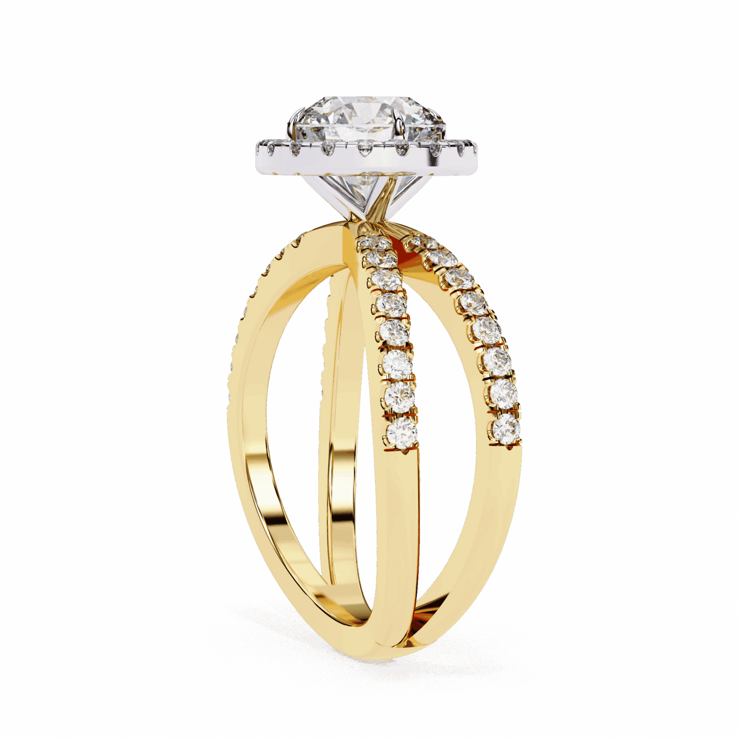 2 Carat Round Signature Solitaire Ring in Moissanite | House of Estara