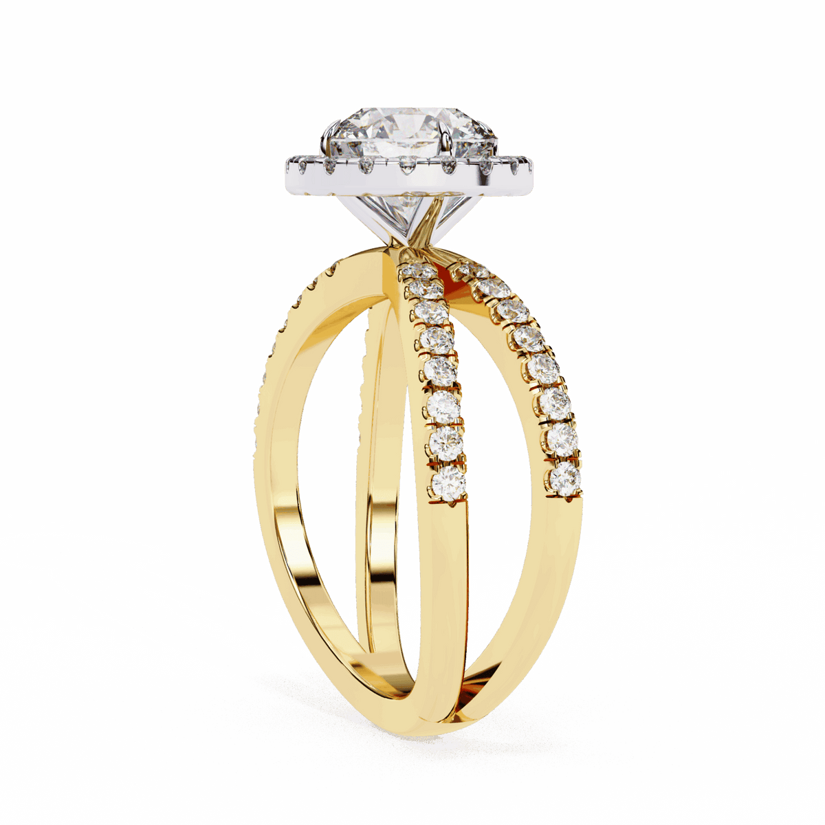 2 Carat Round Signature Solitaire Ring in Moissanite | House of Estara