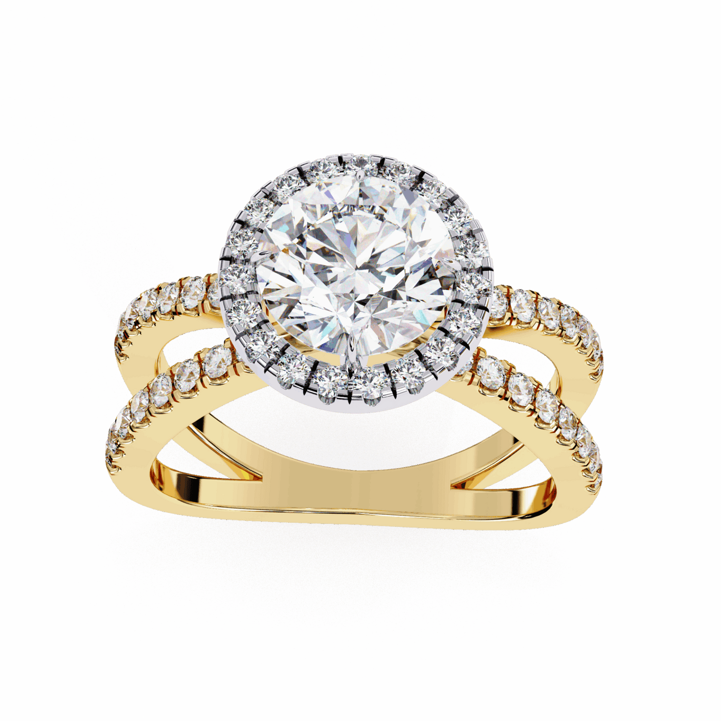 2 Carat Round Signature Solitaire Ring in Moissanite | House of Estara
