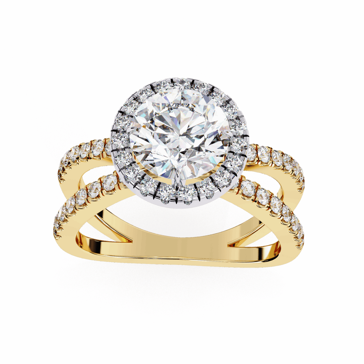 2 Carat Round Signature Solitaire Ring in Moissanite | House of Estara