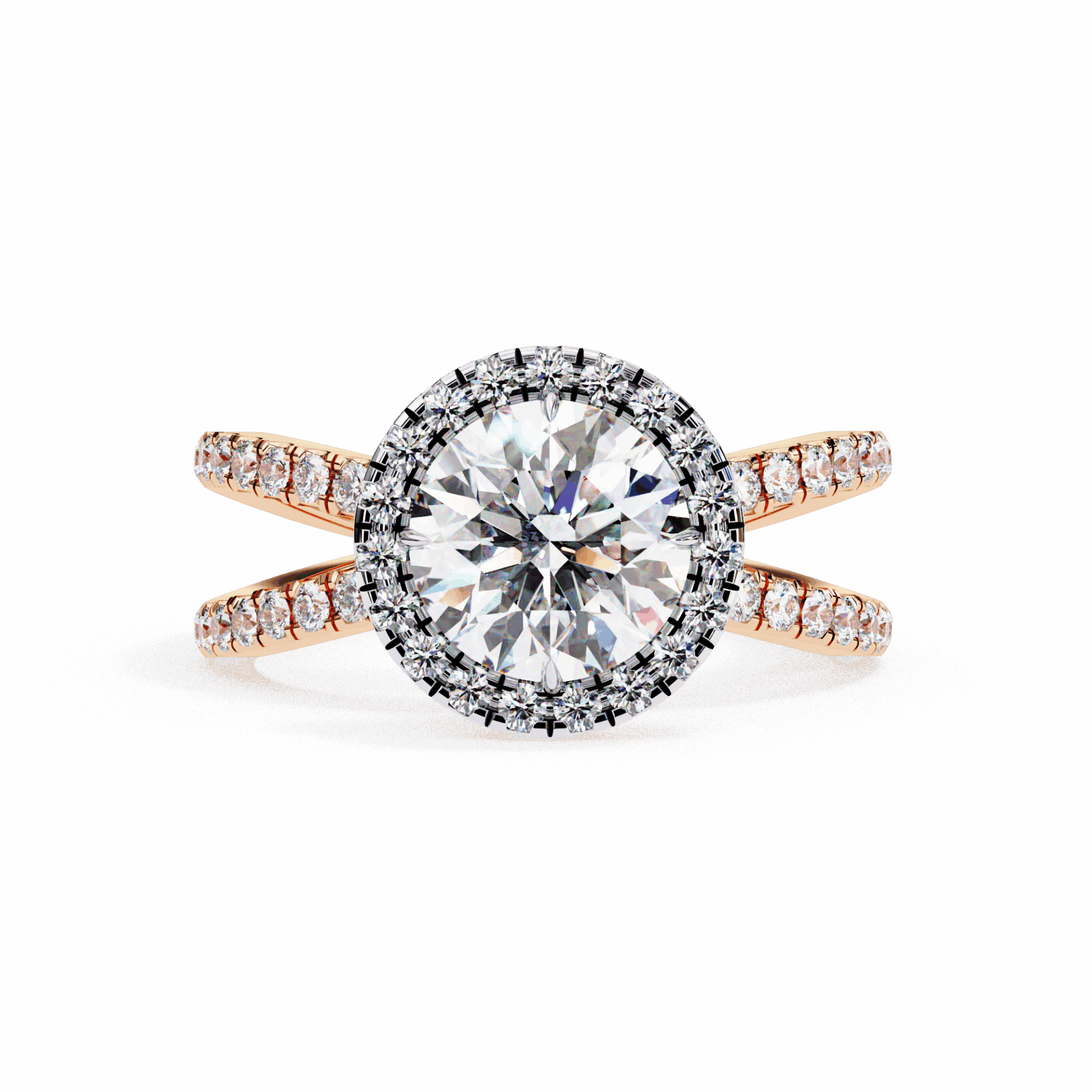 2 Carat Round Signature Solitaire Ring in Moissanite | House of Estara