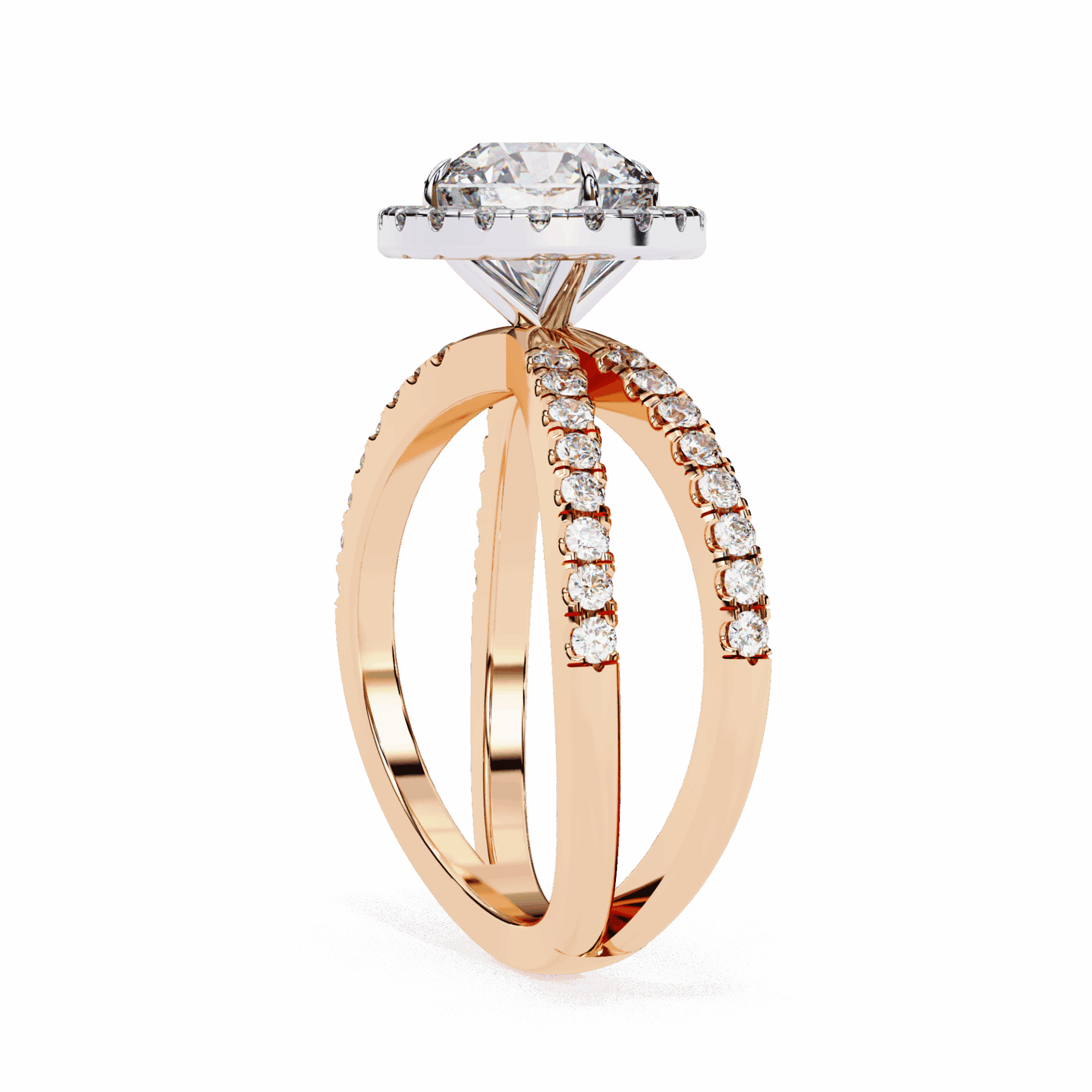 2 Carat Round Signature Solitaire Ring in Moissanite | House of Estara