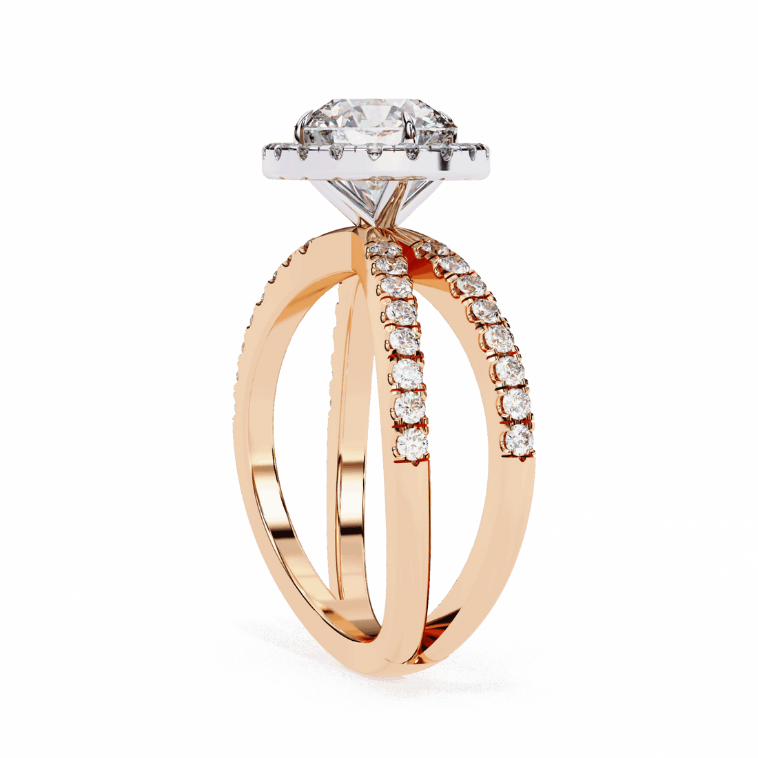 2 Carat Round Signature Solitaire Ring in Moissanite | House of Estara
