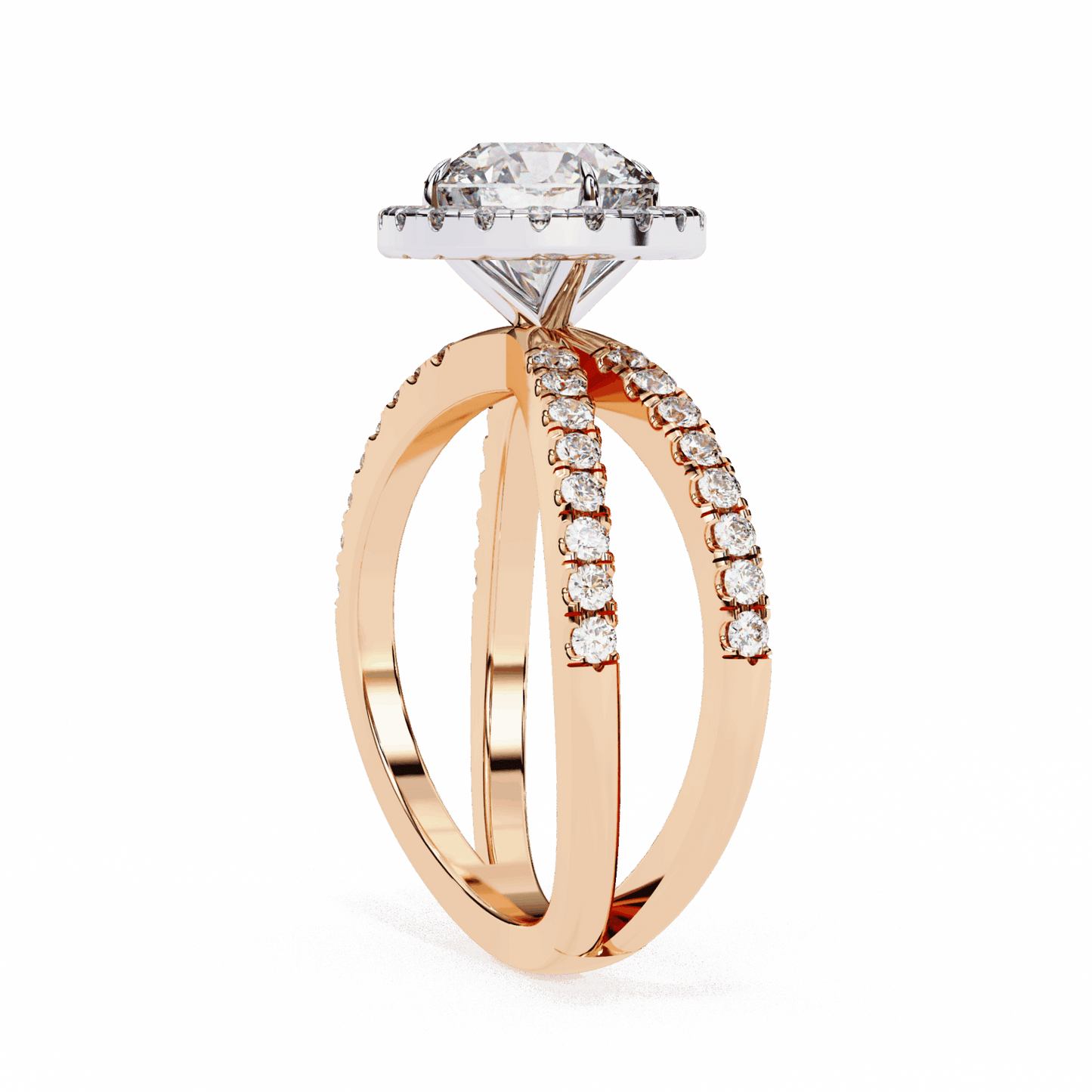 2 Carat Round Signature Solitaire Ring in Moissanite | House of Estara