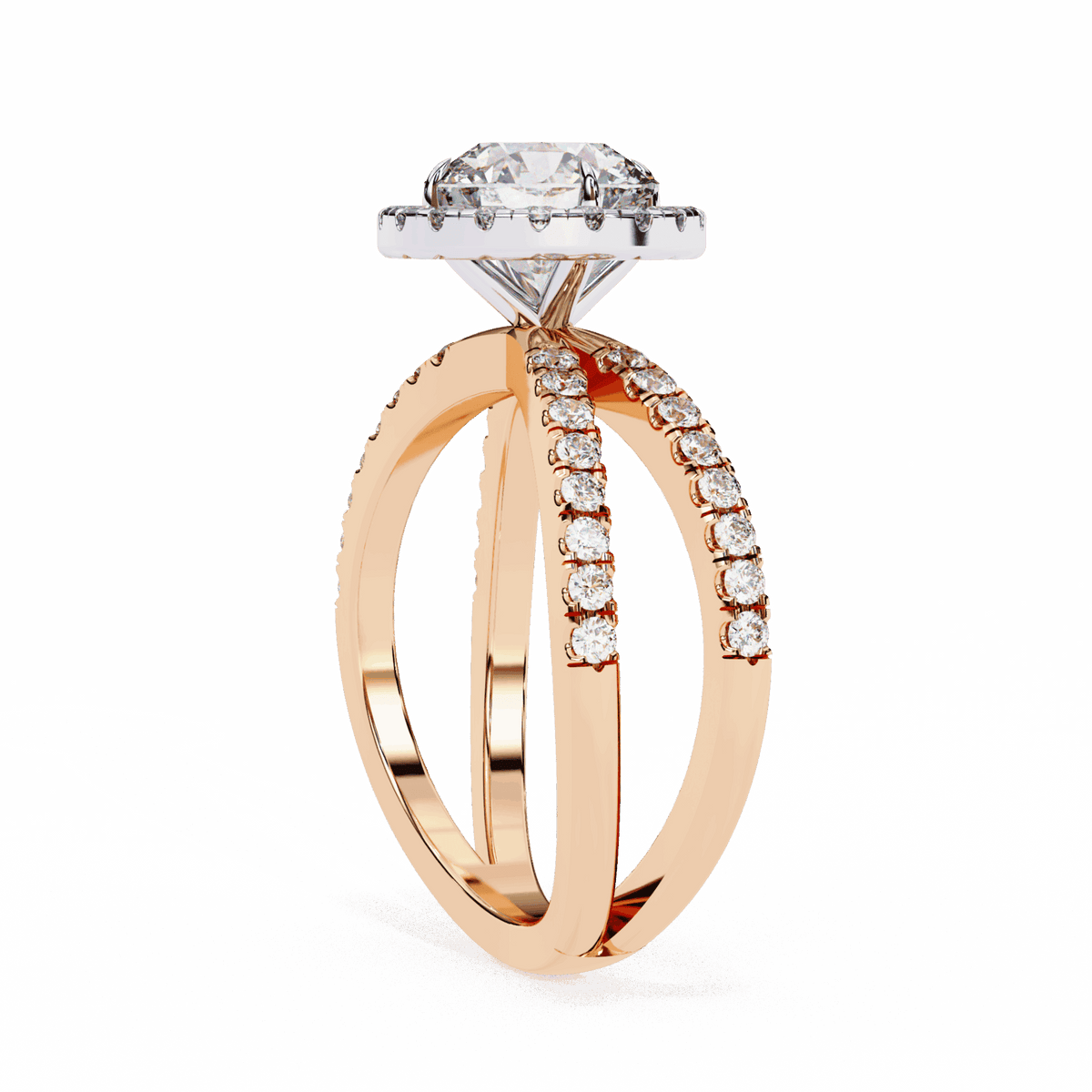 2 Carat Round Signature Solitaire Ring in Moissanite | House of Estara