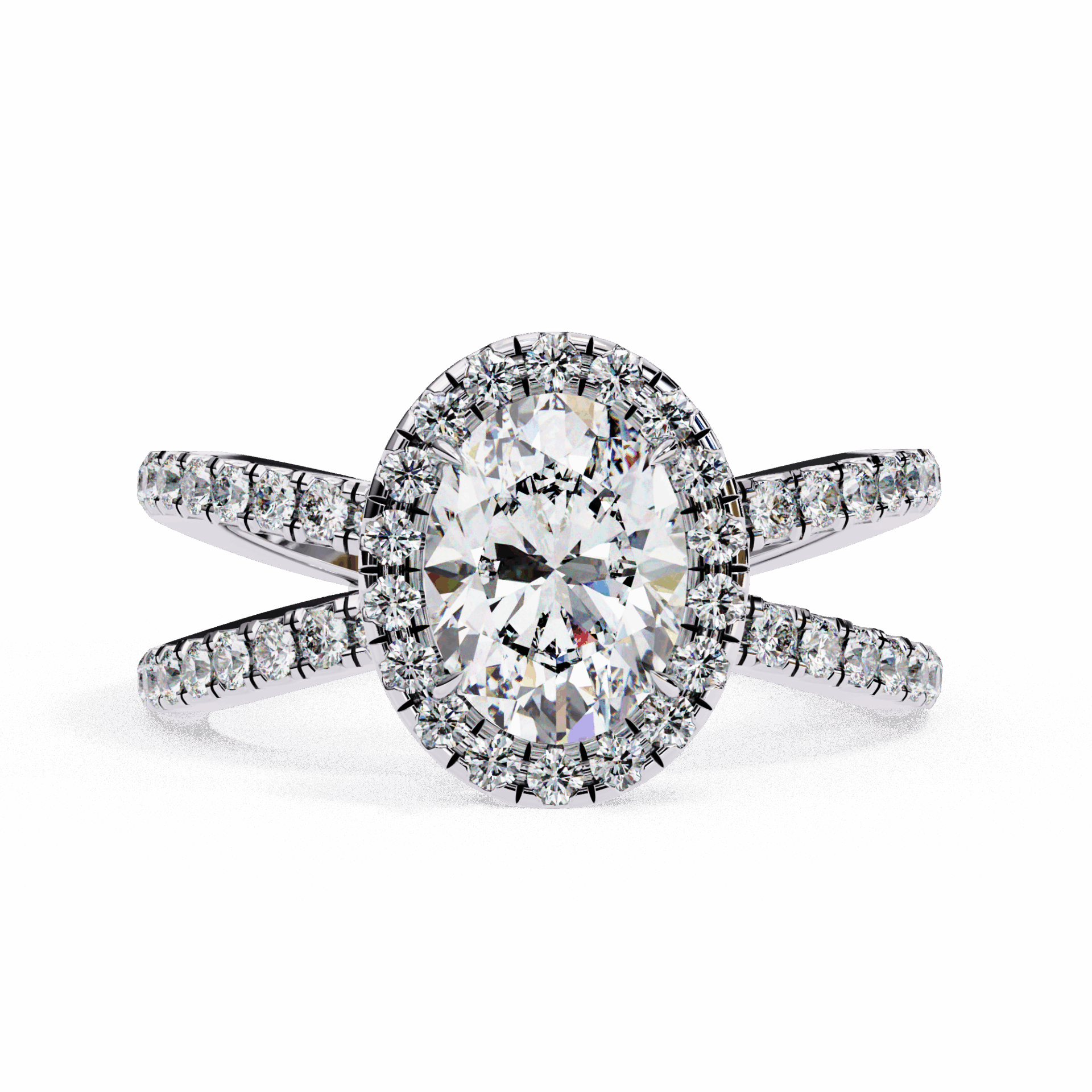 1.5 Carat Oval Signature Solitaire Ring in Moissanite | House of Estara