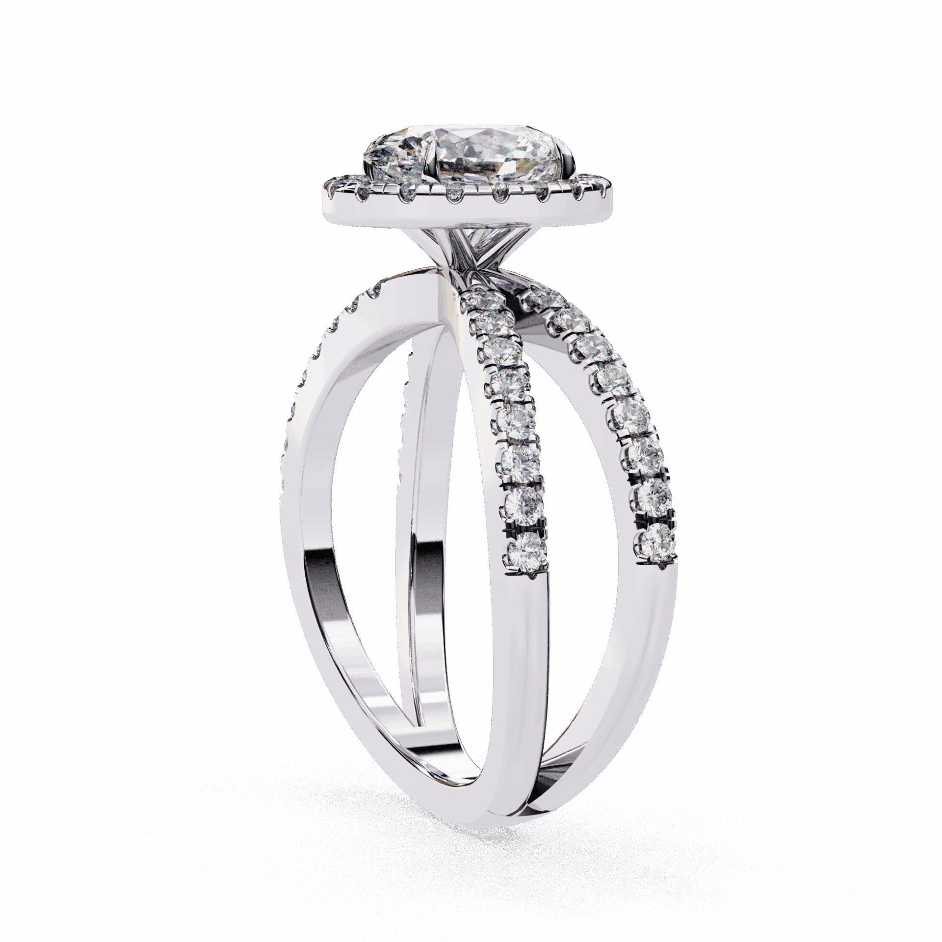 1.5 Carat Oval Signature Solitaire Ring in Moissanite | House of Estara