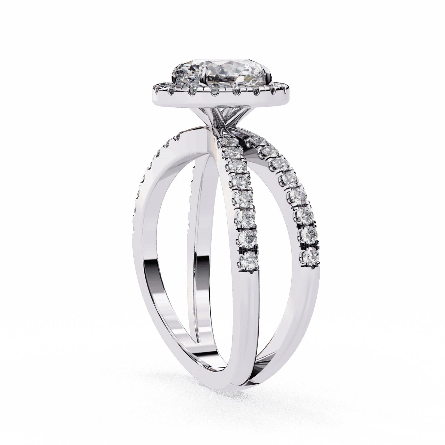 1.5 Carat Oval Signature Solitaire Ring in Moissanite | House of Estara