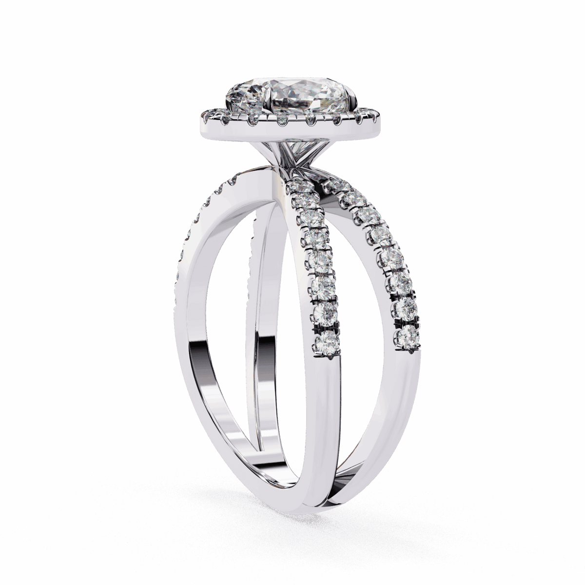 1.5 Carat Oval Signature Solitaire Ring in Moissanite | House of Estara