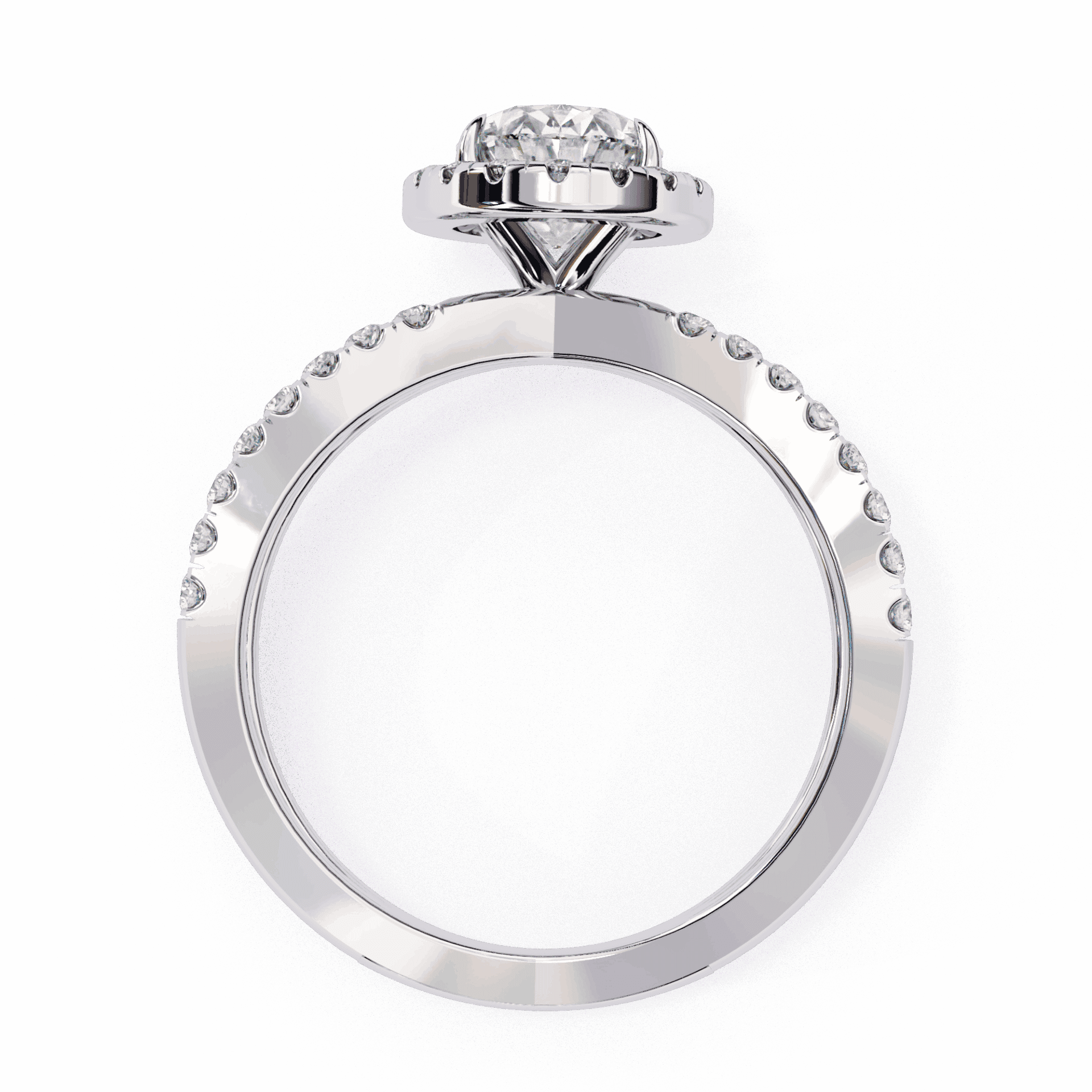 1.5 Carat Oval Signature Solitaire Ring in Moissanite | House of Estara