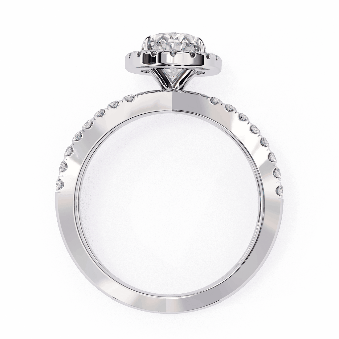 1.5 Carat Oval Signature Solitaire Ring in Moissanite | House of Estara