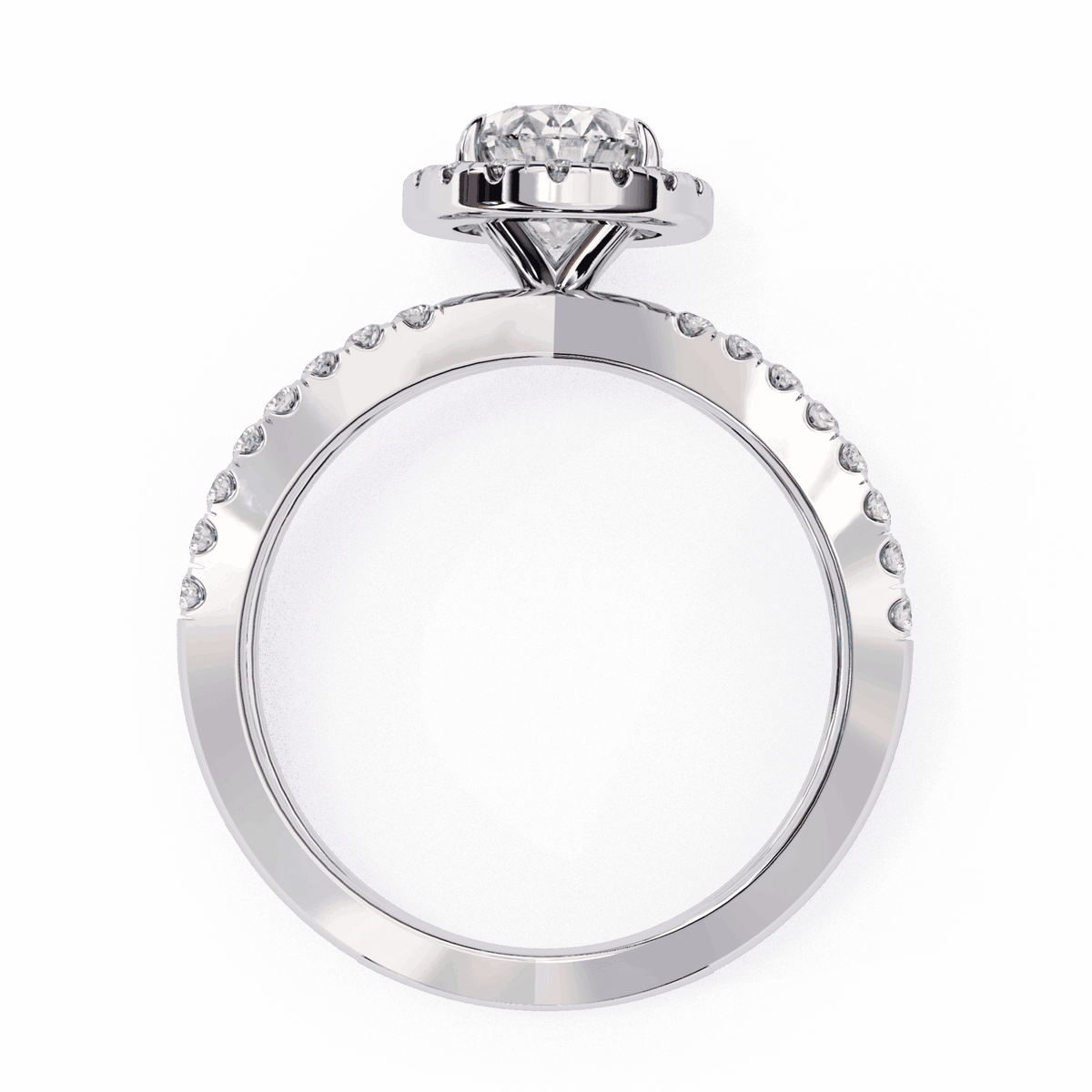 1.5 Carat Oval Signature Solitaire Ring in Moissanite | House of Estara