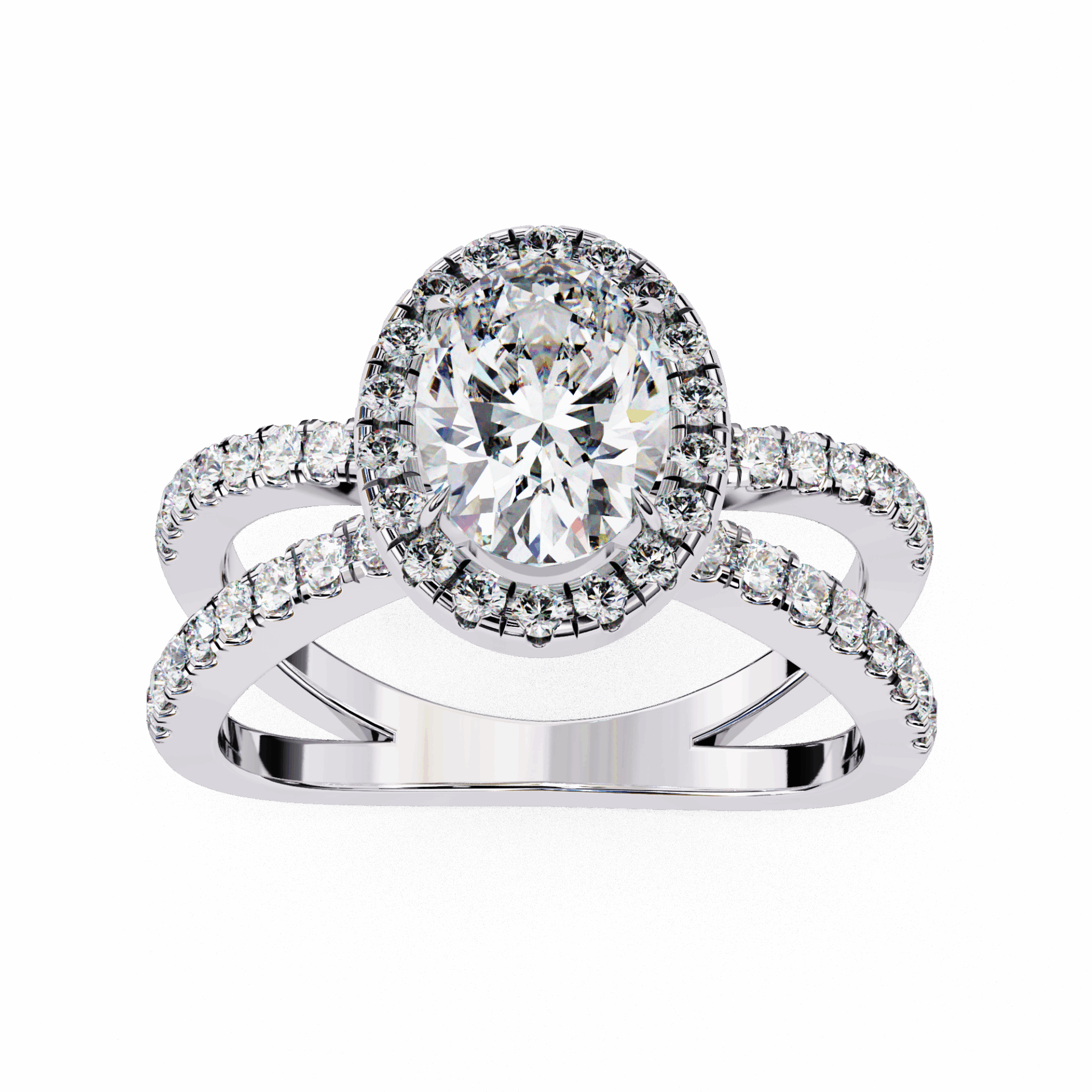 1.5 Carat Oval Signature Solitaire Ring in Moissanite | House of Estara