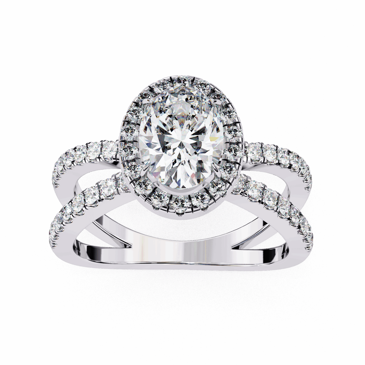 1.5 Carat Oval Signature Solitaire Ring in Moissanite | House of Estara