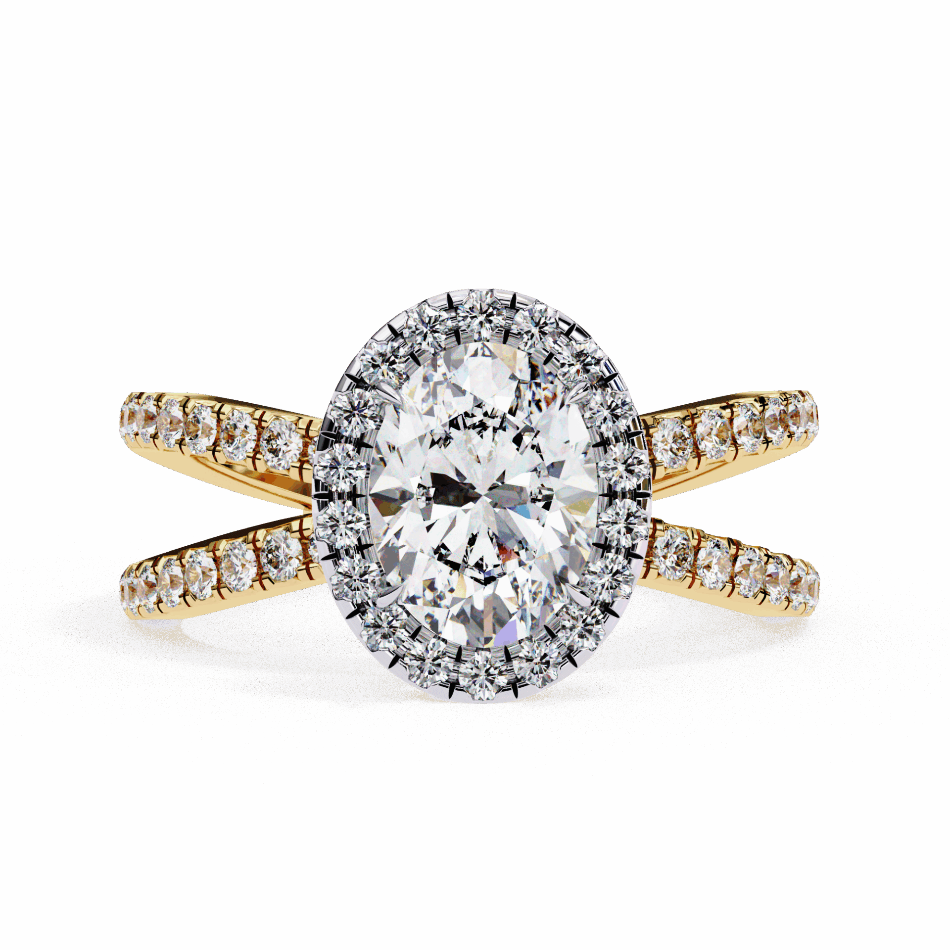 1.5 Carat Oval Signature Solitaire Ring in Moissanite | House of Estara