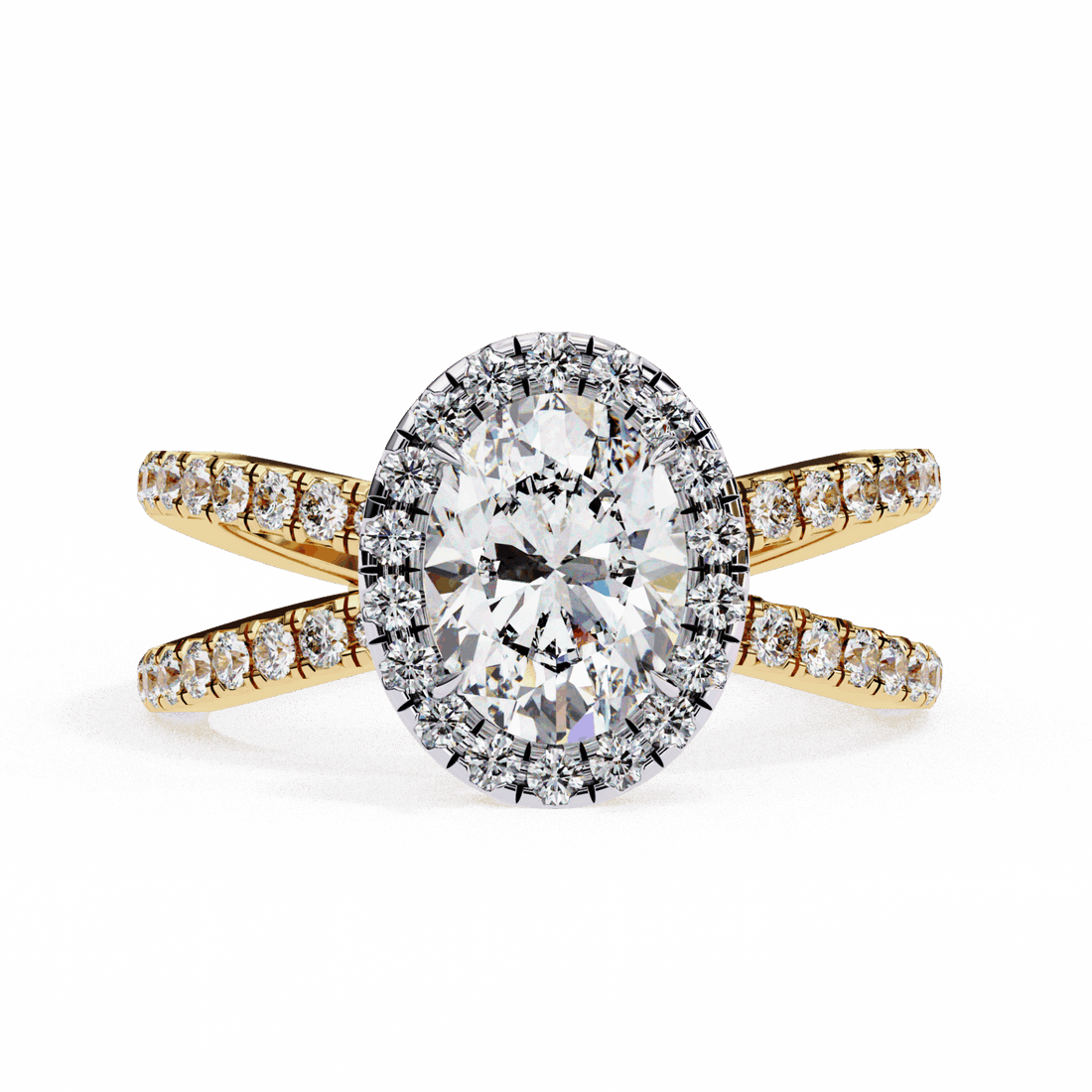 1.5 Carat Oval Signature Solitaire Ring in Moissanite | House of Estara