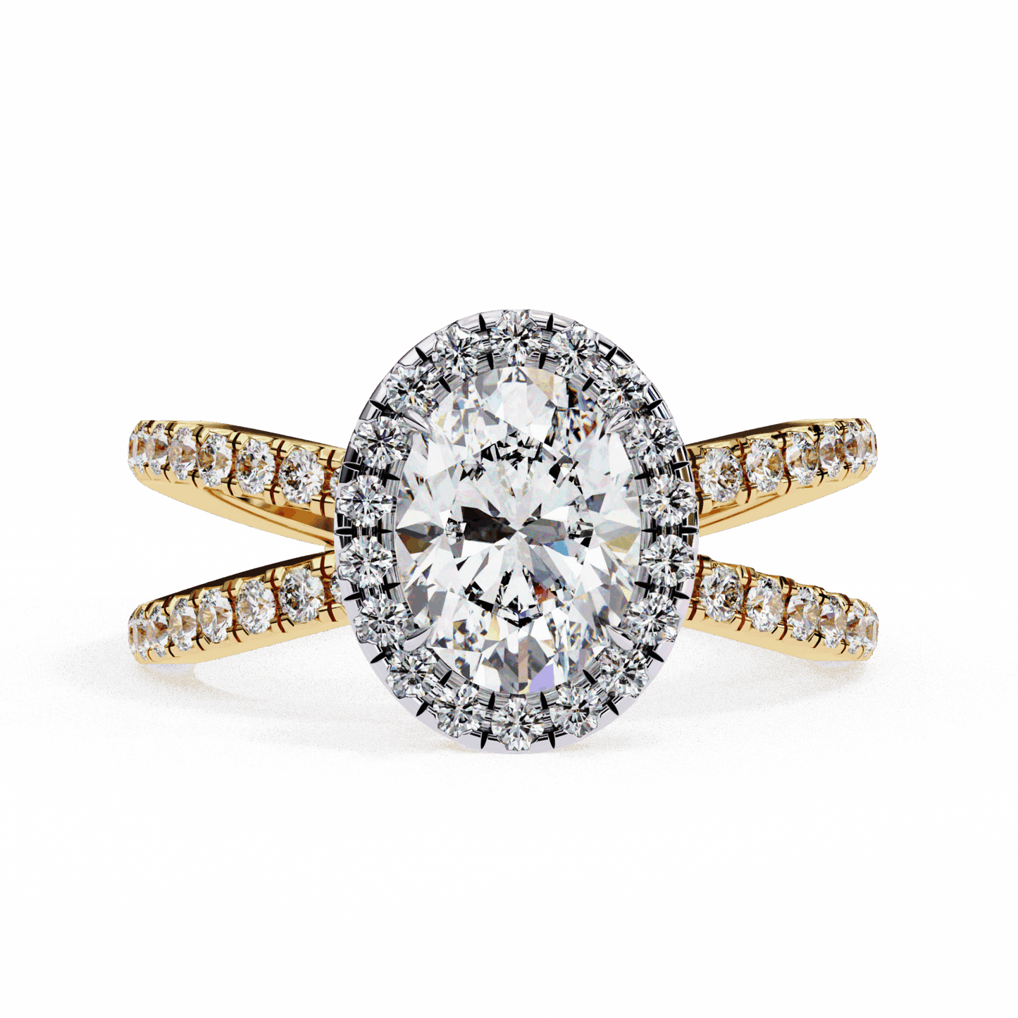 1.5 Carat Oval Signature Solitaire Ring in Moissanite | House of Estara