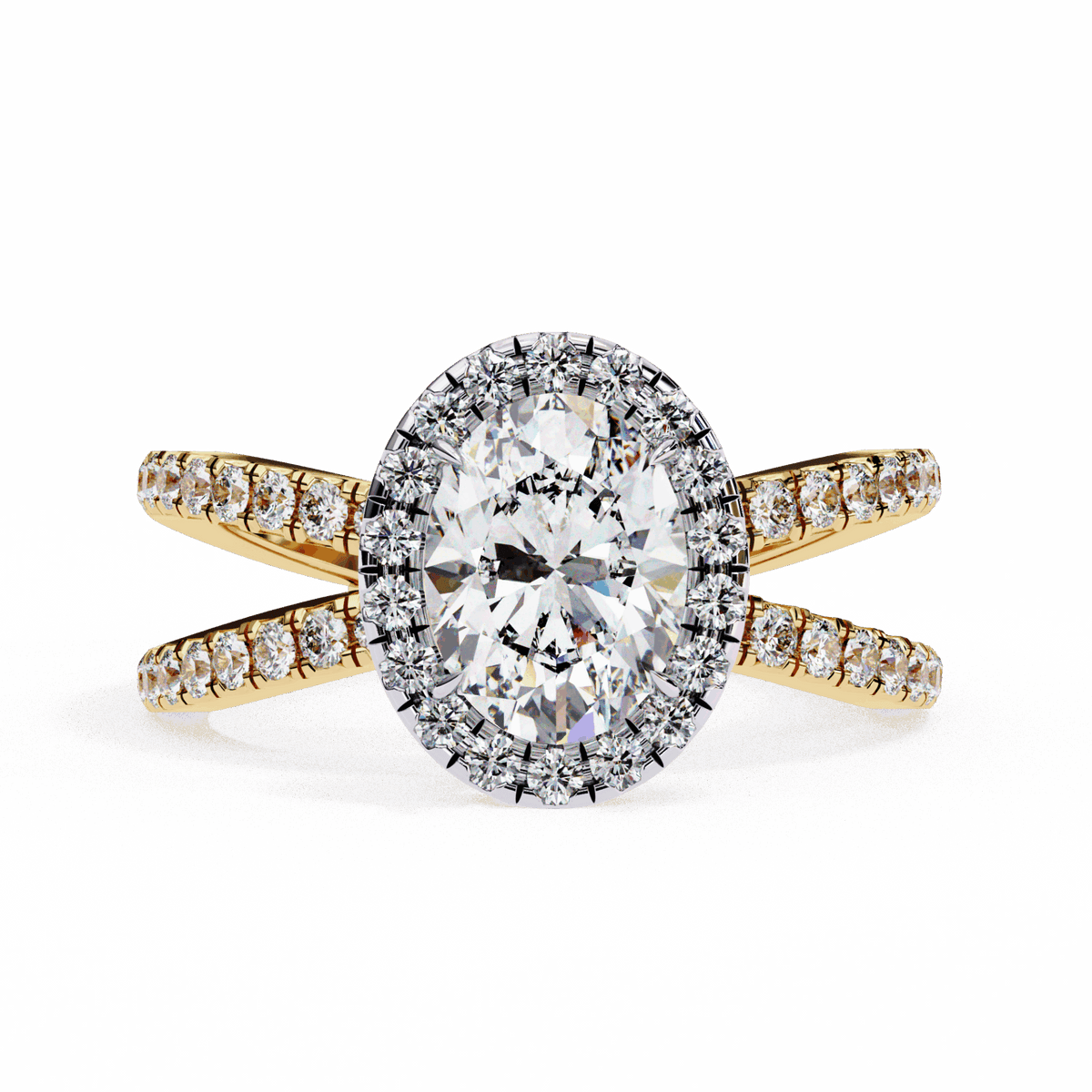 1.5 Carat Oval Signature Solitaire Ring in Moissanite | House of Estara