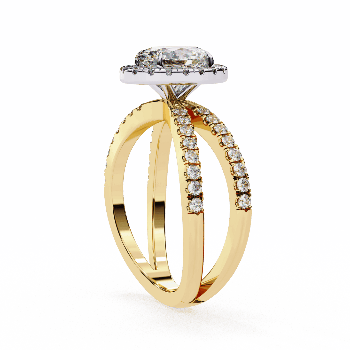 1.5 Carat Oval Signature Solitaire Ring in Moissanite | House of Estara