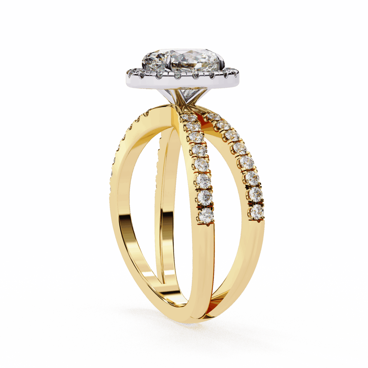 1.5 Carat Oval Signature Solitaire Ring in Moissanite | House of Estara
