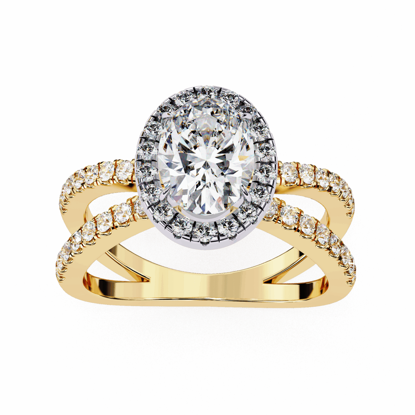 1.5 Carat Oval Signature Solitaire Ring in Moissanite | House of Estara