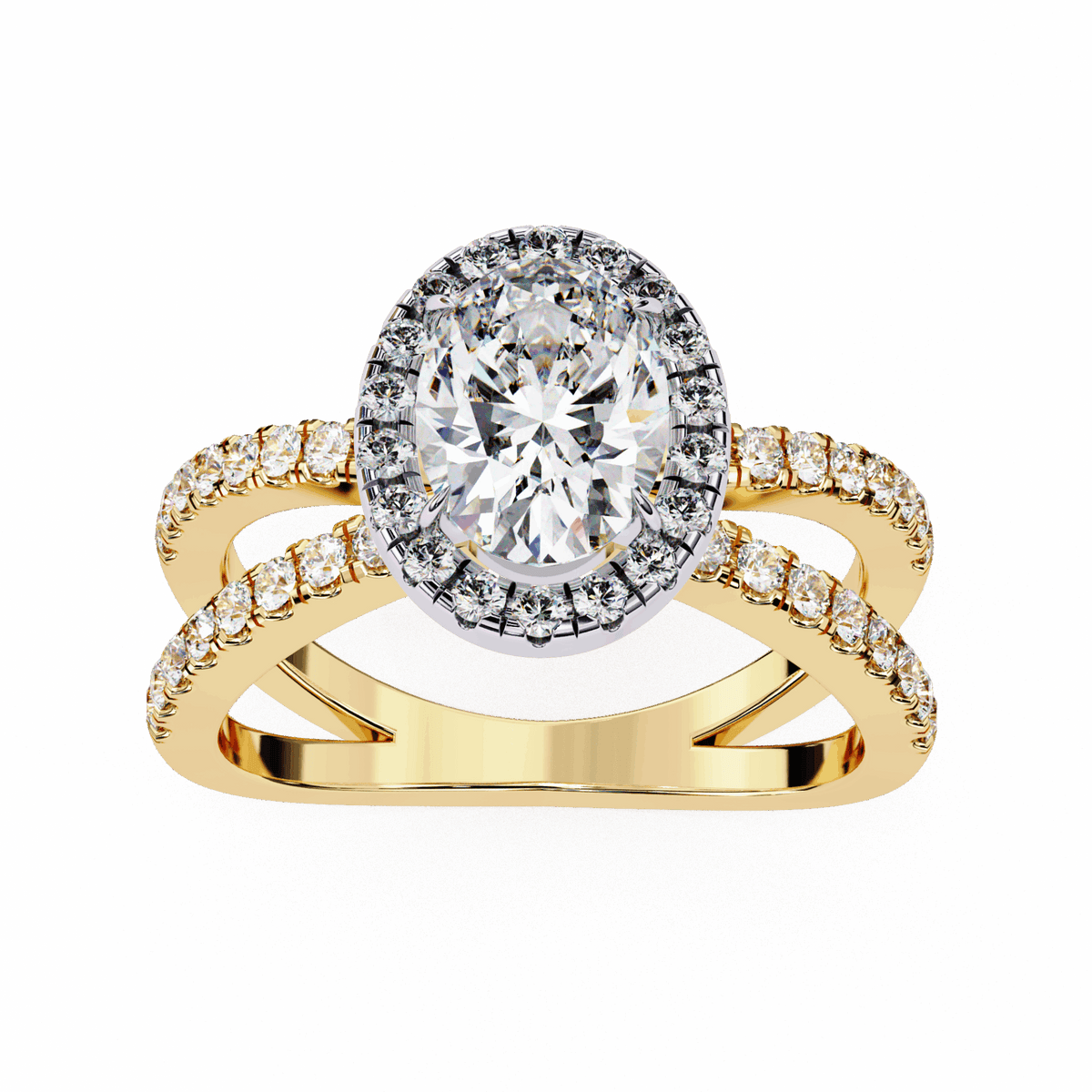 1.5 Carat Oval Signature Solitaire Ring in Moissanite | House of Estara