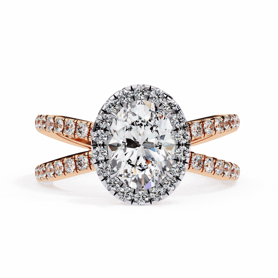 1.5 Carat Oval Signature Solitaire Ring in Moissanite | House of Estara