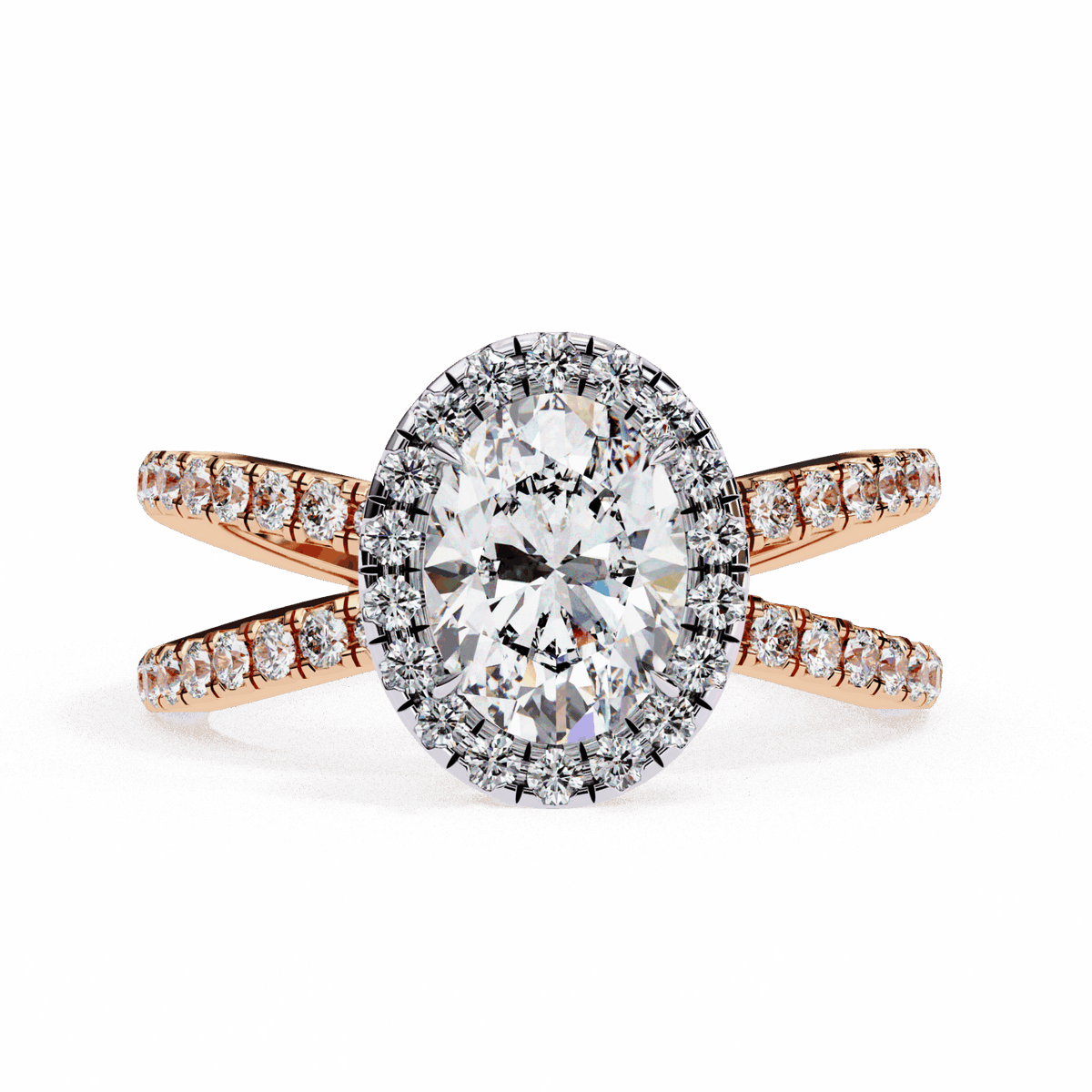 1.5 Carat Oval Signature Solitaire Ring in Moissanite | House of Estara