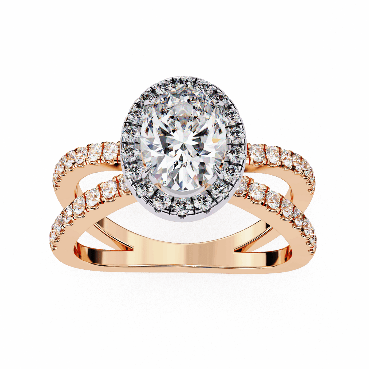 1.5 Carat Oval Signature Solitaire Ring in Moissanite | House of Estara