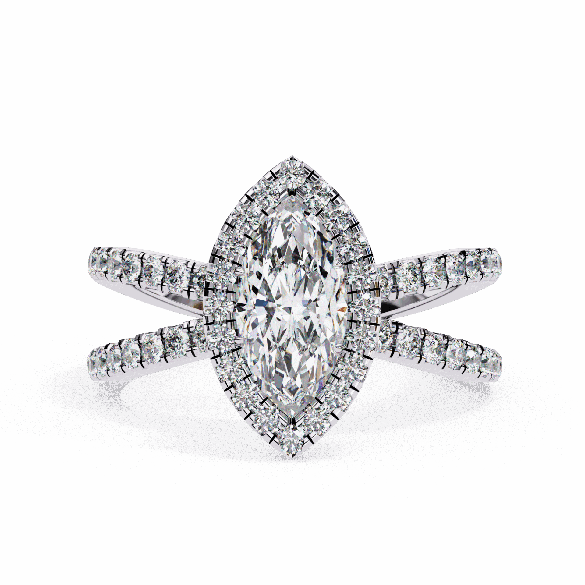 1.25 Carat Marquise Signature Solitaire Ring in Moissanite | House of Estara