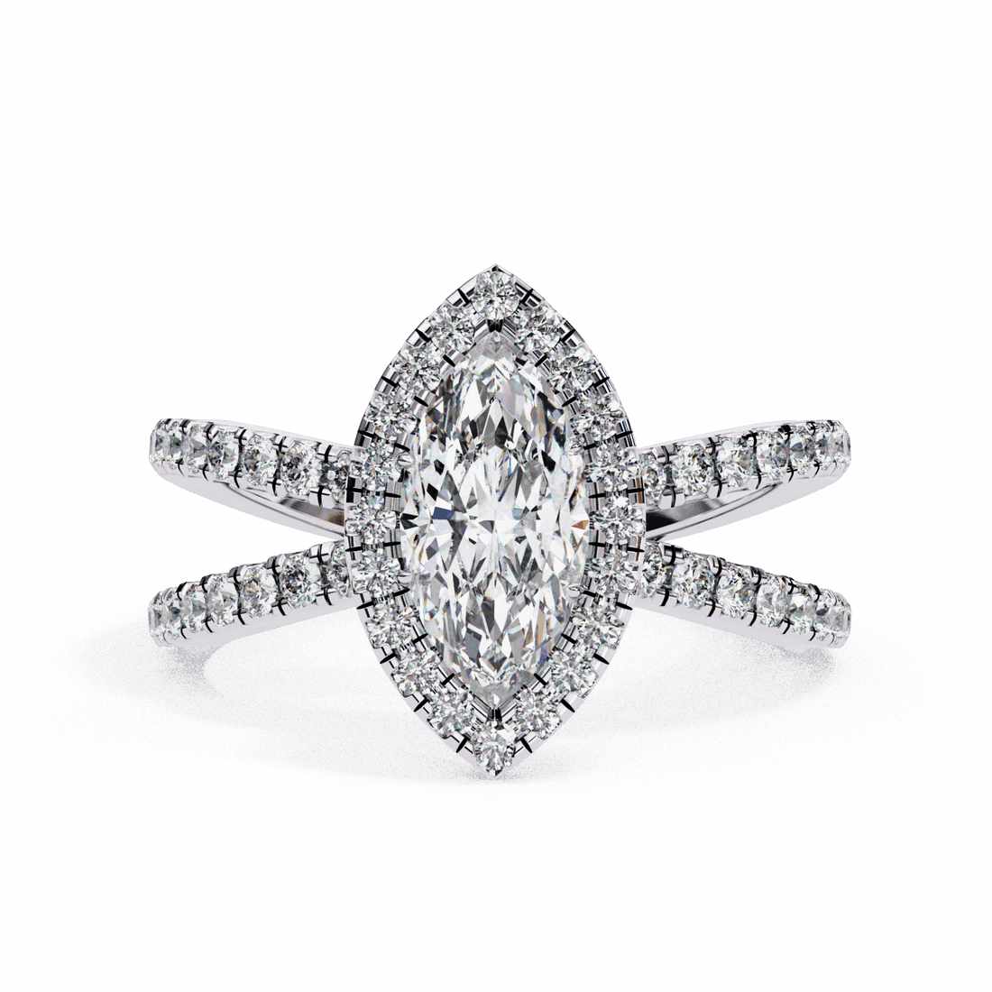 1.25 Carat Marquise Signature Solitaire Ring in Moissanite | House of Estara