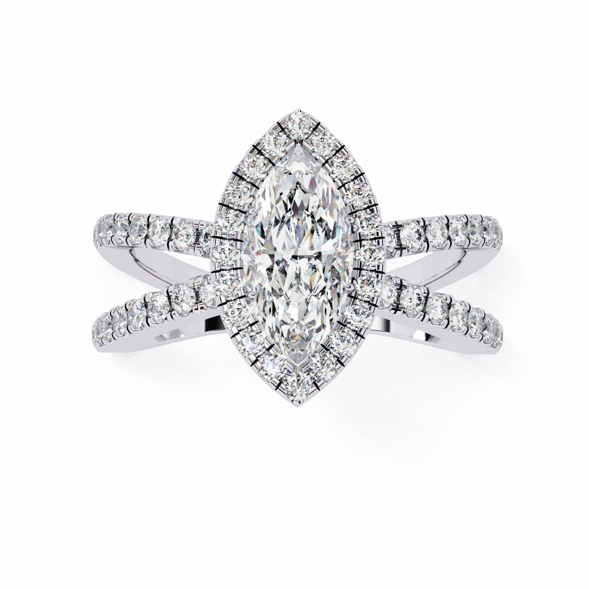 1.25 Carat Marquise Signature Solitaire Ring in Moissanite | House of Estara