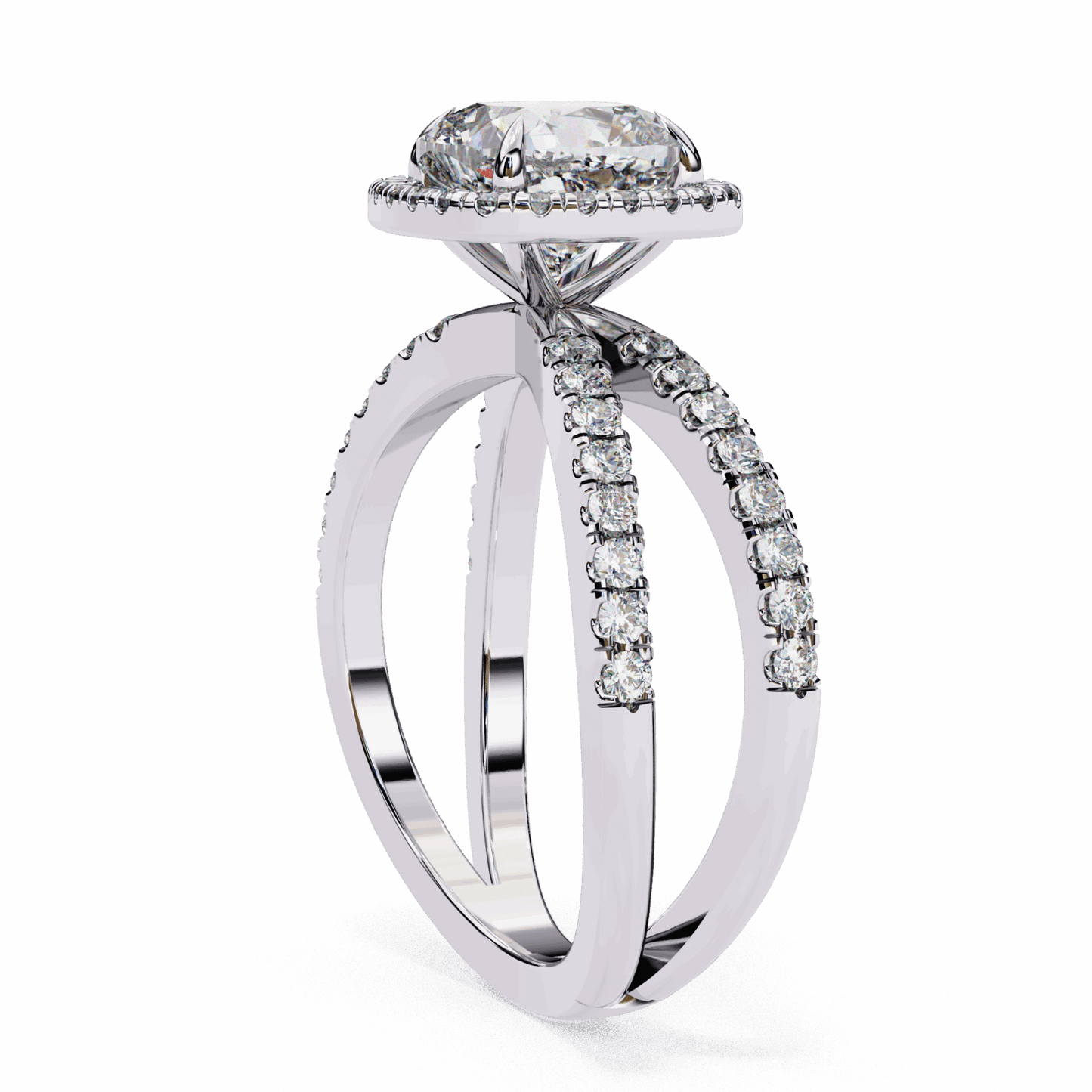 2.25 Carat Cushion Signature Solitaire Ring in Moissanite | House of Estara