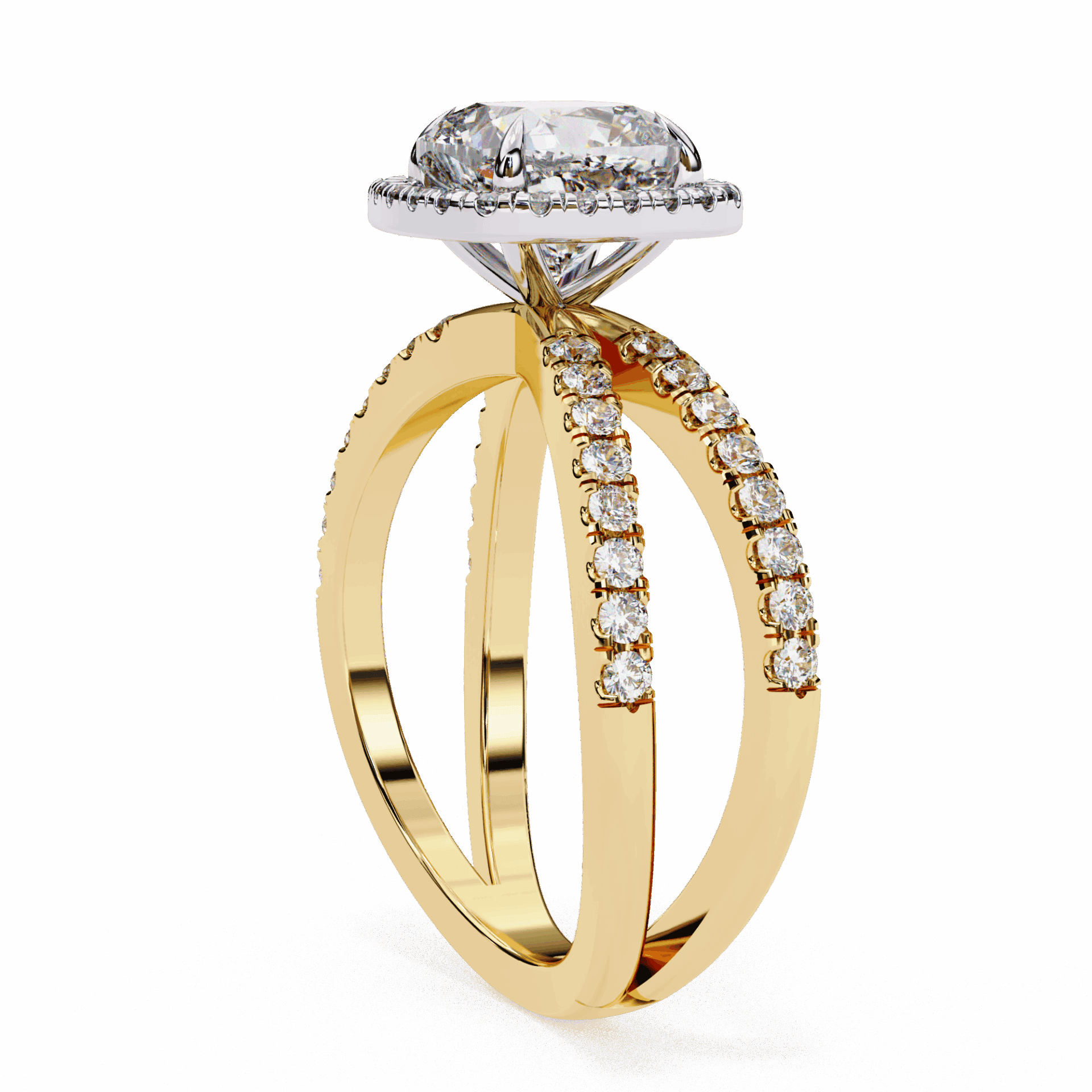 2.25 Carat Cushion Signature Solitaire Ring in Moissanite | House of Estara