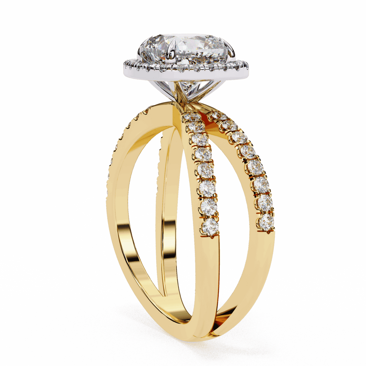 2.25 Carat Cushion Signature Solitaire Ring in Moissanite | House of Estara