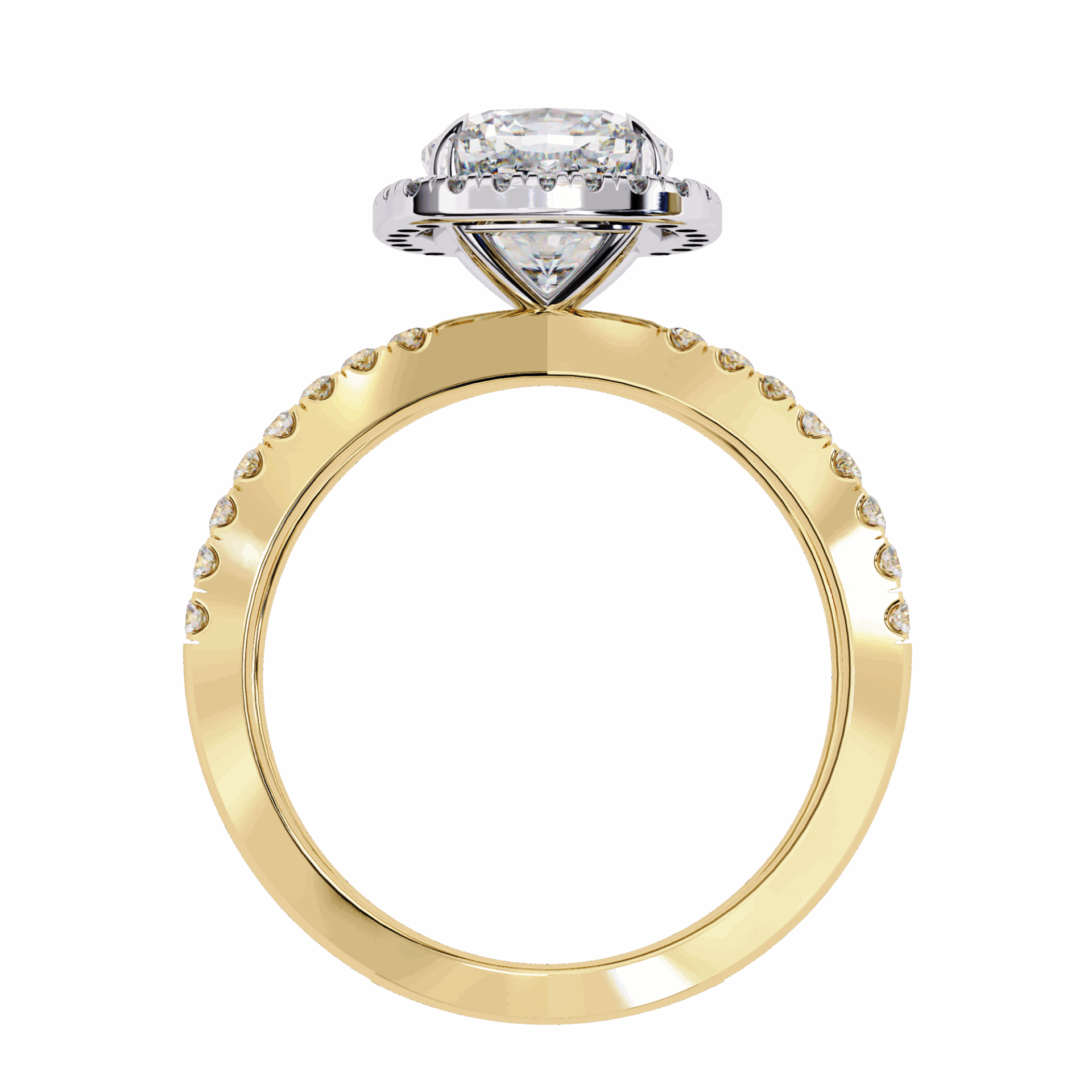 2.25 Carat Cushion Signature Solitaire Ring in Moissanite | House of Estara