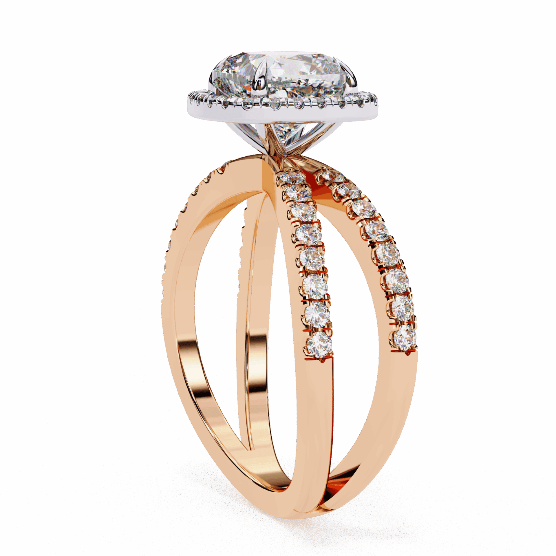 2.25 Carat Cushion Signature Solitaire Ring in Moissanite | House of Estara