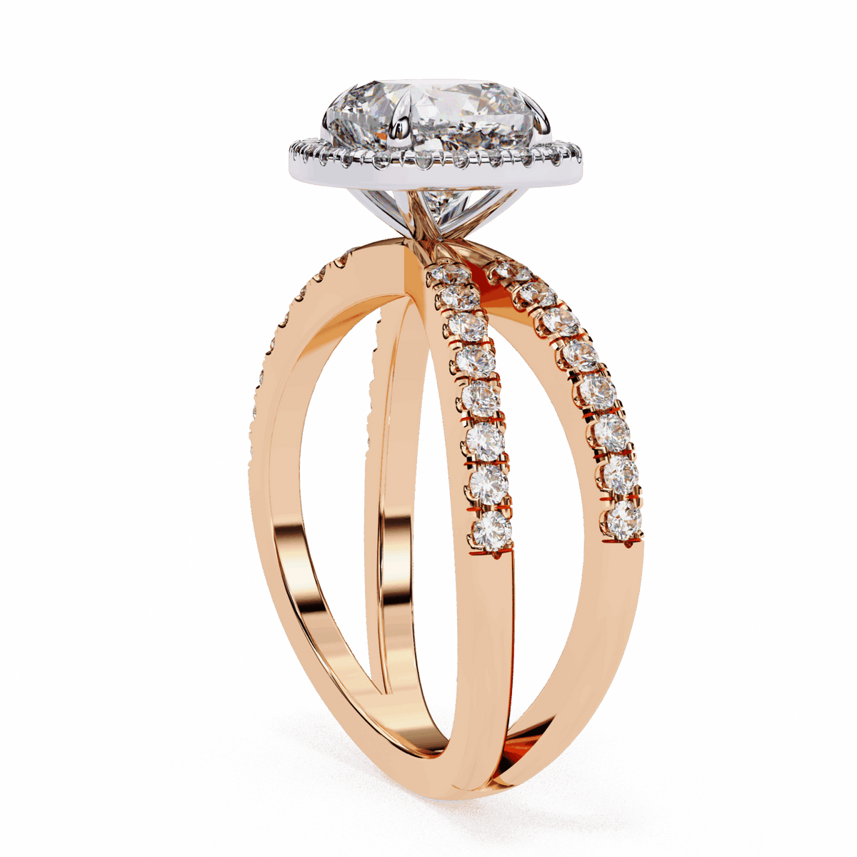2.25 Carat Cushion Signature Solitaire Ring in Moissanite | House of Estara