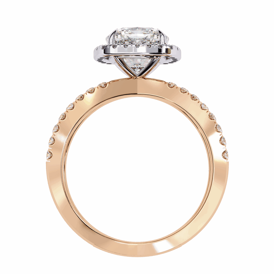 2.25 Carat Cushion Signature Solitaire Ring in Moissanite | House of Estara