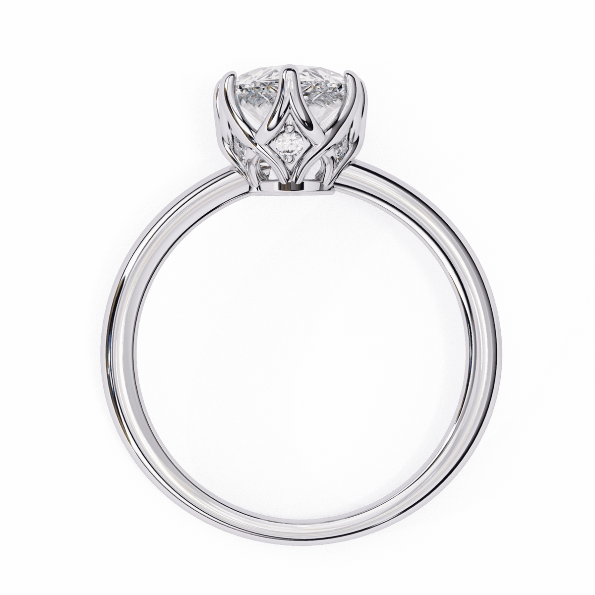1.25 Carat Marquise Eternal Solitaire Engagement Ring in Moissanite | House of Estara