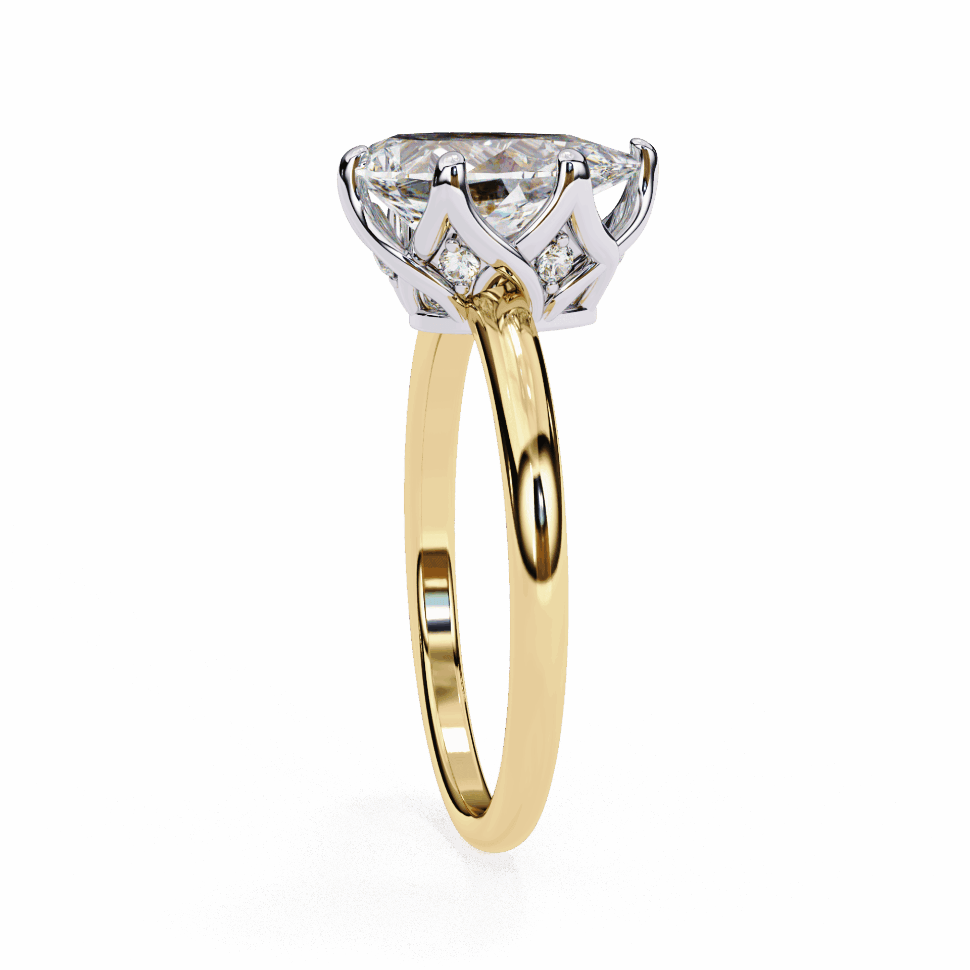 1.25 Carat Marquise Eternal Solitaire Engagement Ring in Moissanite | House of Estara