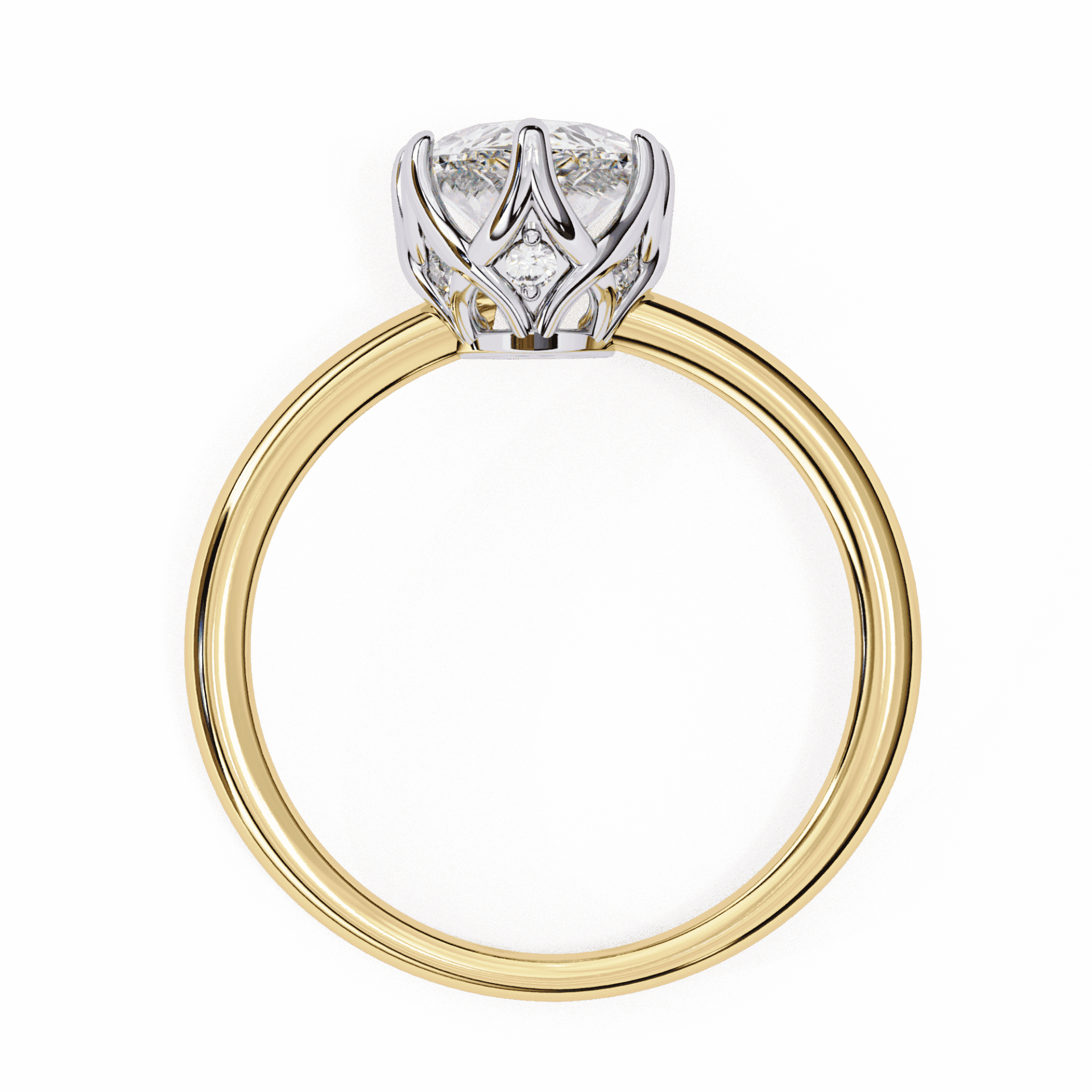 1.25 Carat Marquise Eternal Solitaire Engagement Ring in Moissanite | House of Estara