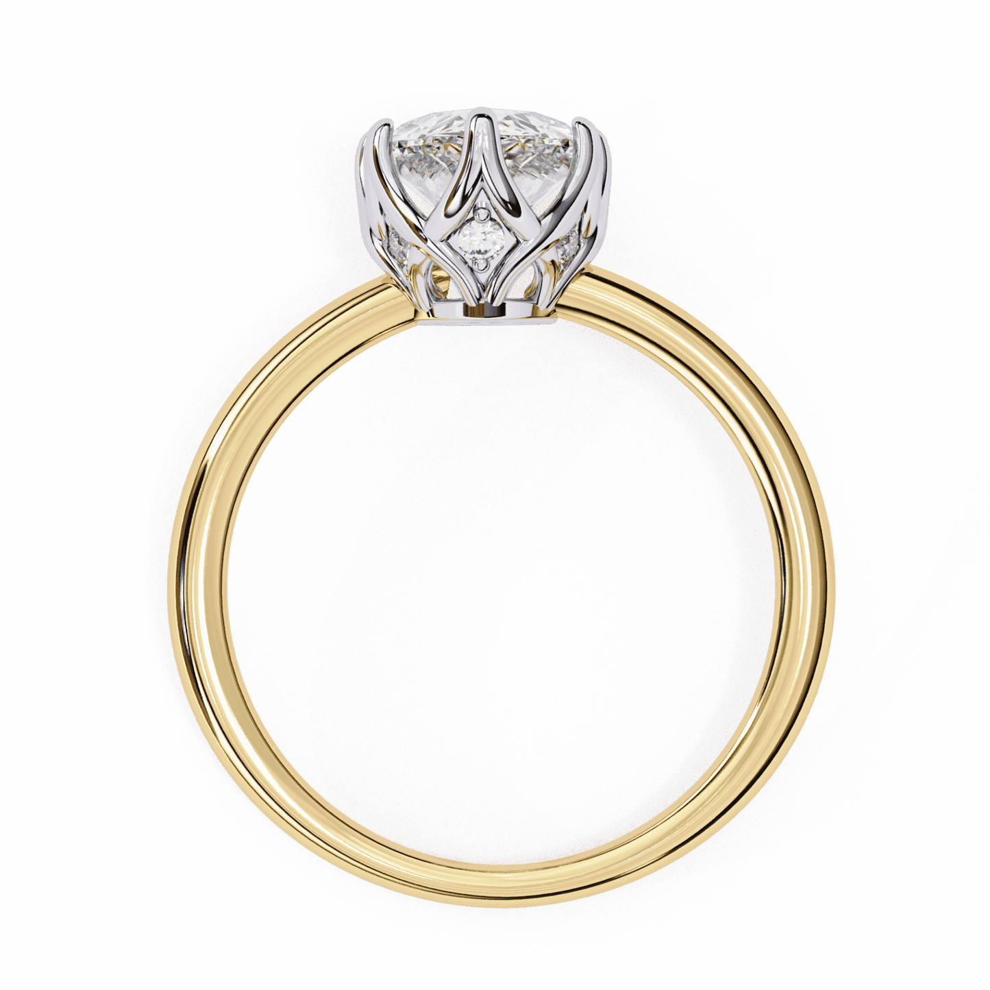 1.25 Carat Marquise Eternal Solitaire Engagement Ring in Moissanite | House of Estara